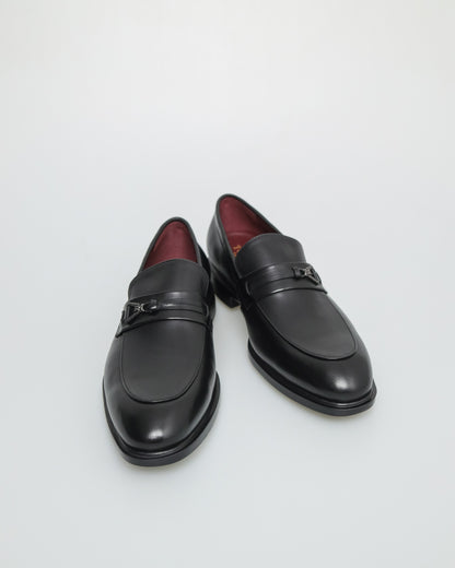Tomaz HF082 Men's Noble Strap Classics Loafer (Black)
