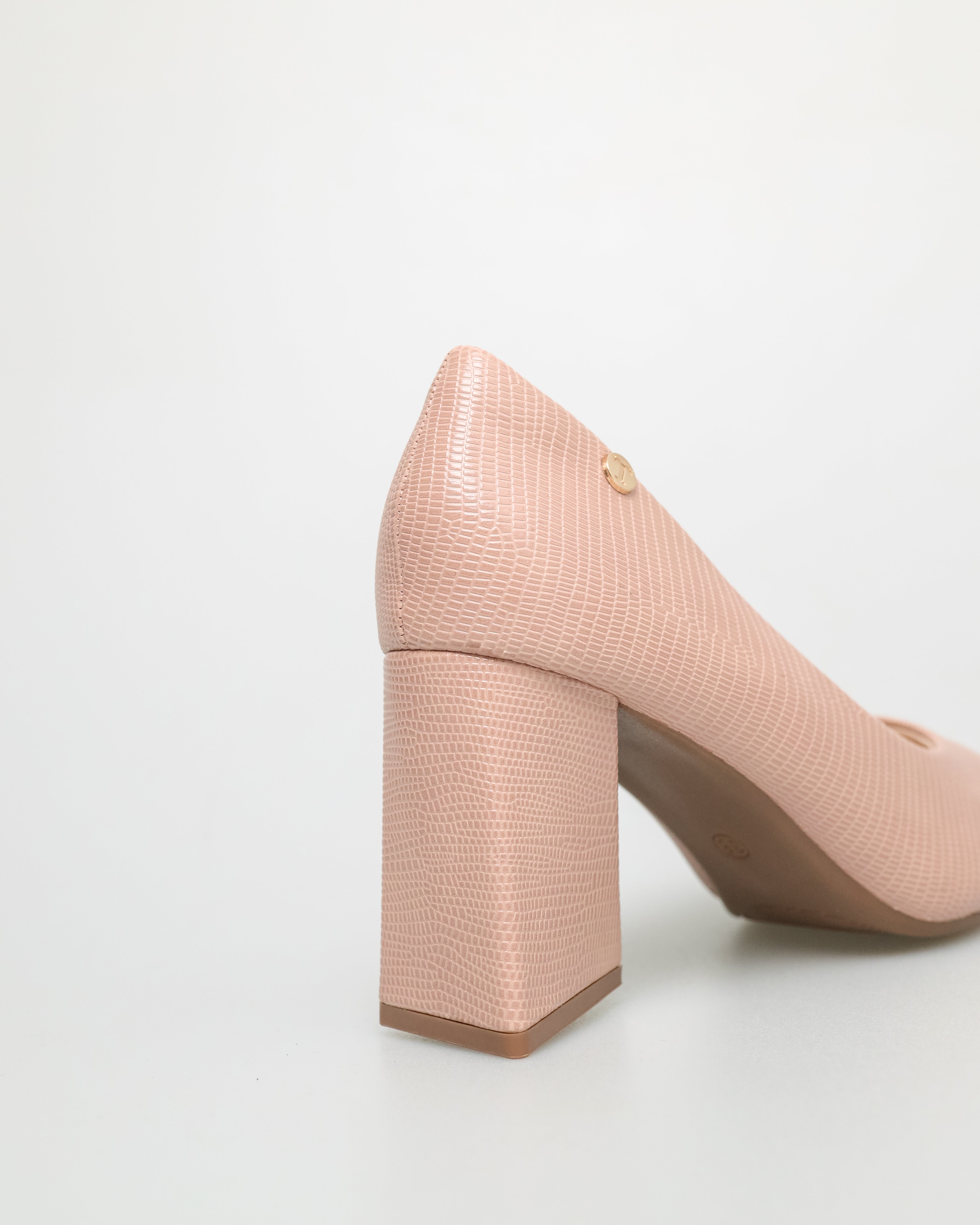 Tomaz NN318 Ladies Matte Block Heels (Pink)