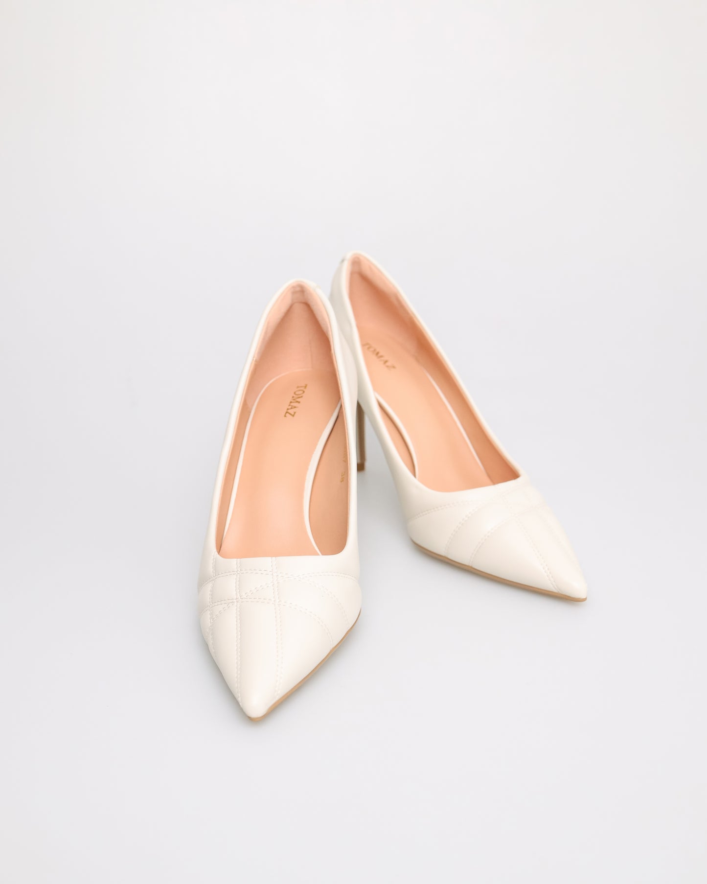 Tomaz FL067 Ladies Formal High Heels (Cream)