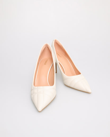 Tomaz FL067 Ladies Formal High Heels (Cream)