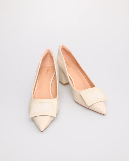 Tomaz FL055 Ladies Formal High Heels (Cream)