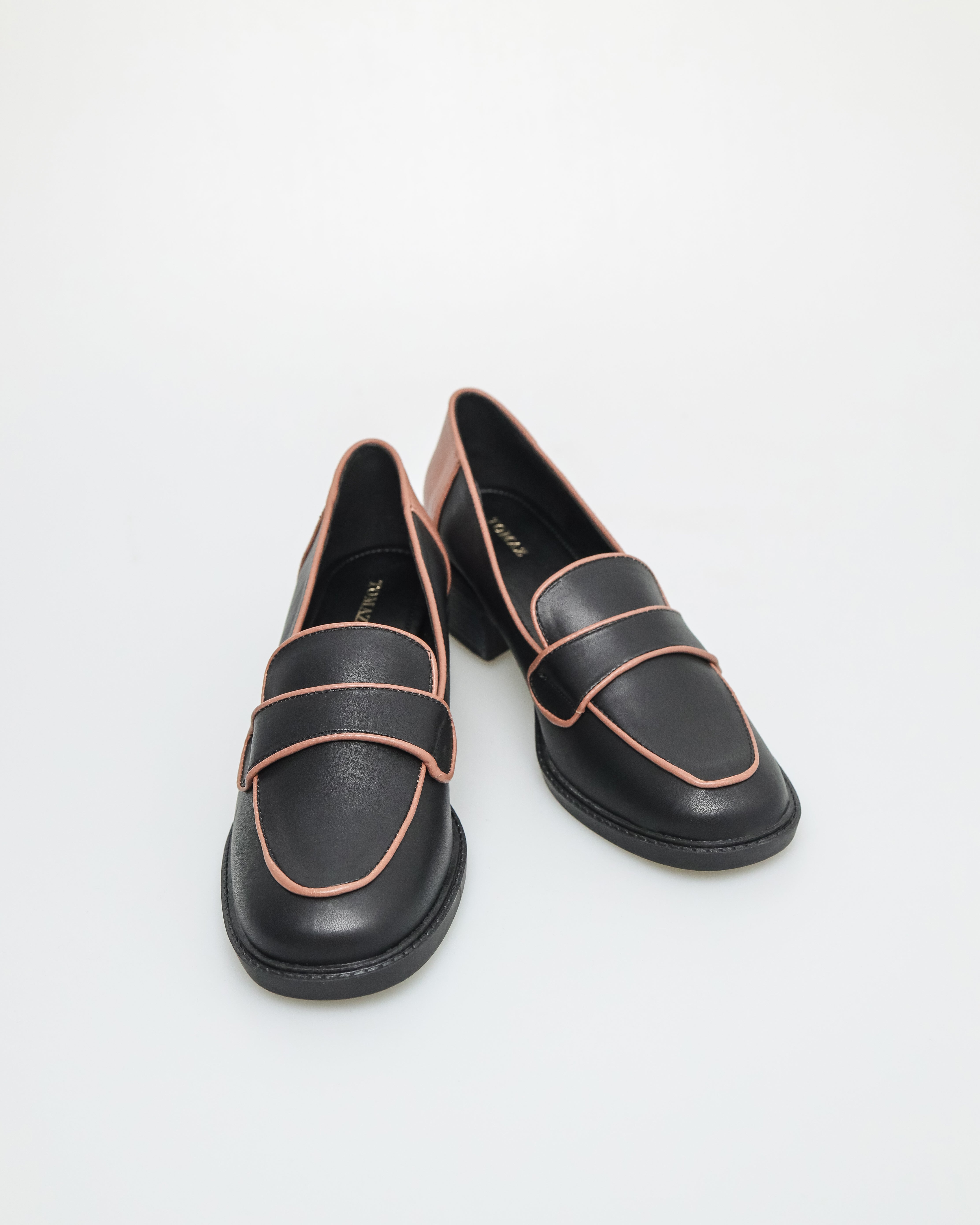 Tomaz FL040 Ladies Two Tones Loafers (Black/Brown)