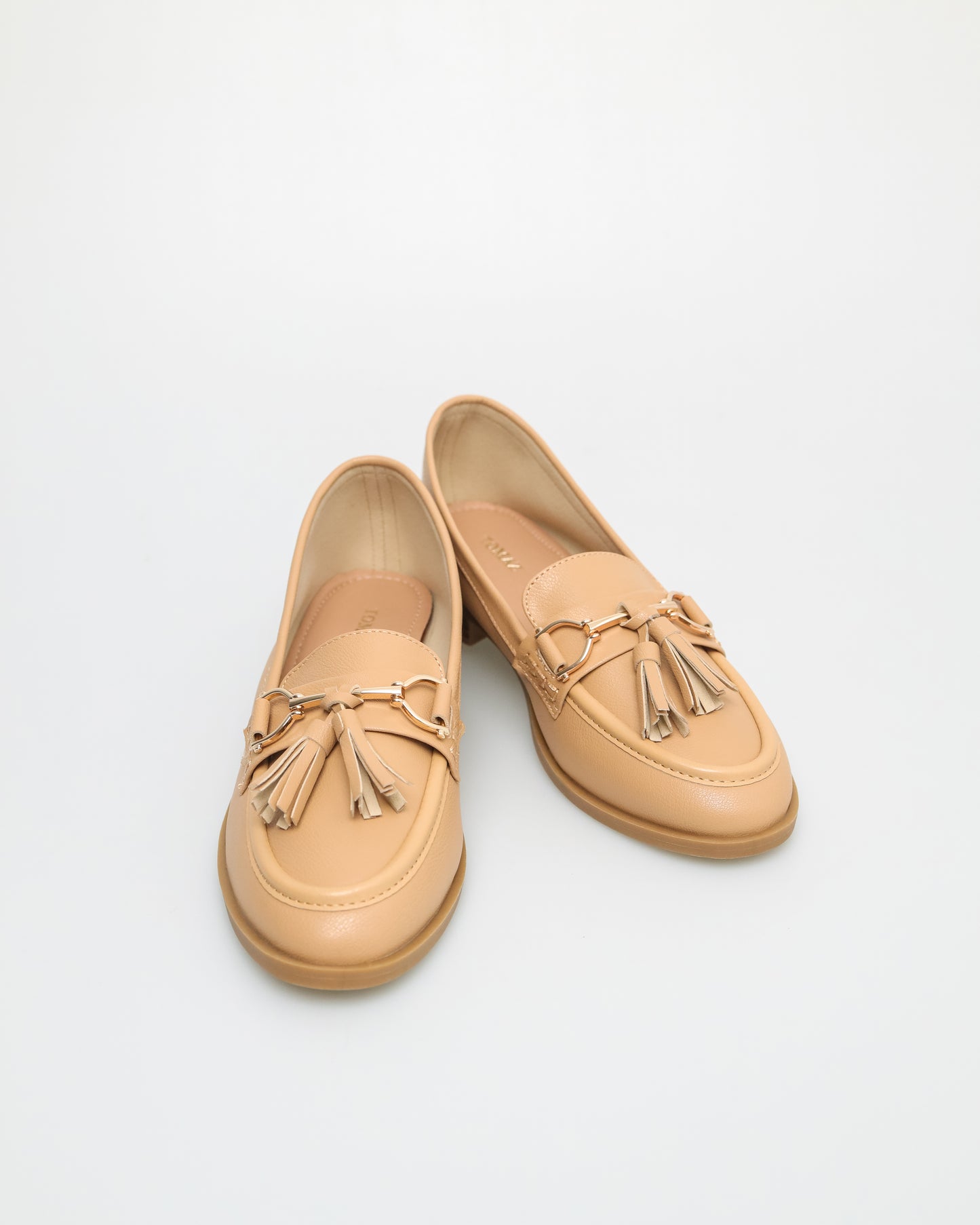 Tomaz FL062 Ladies Tassel Loafers (Tan)