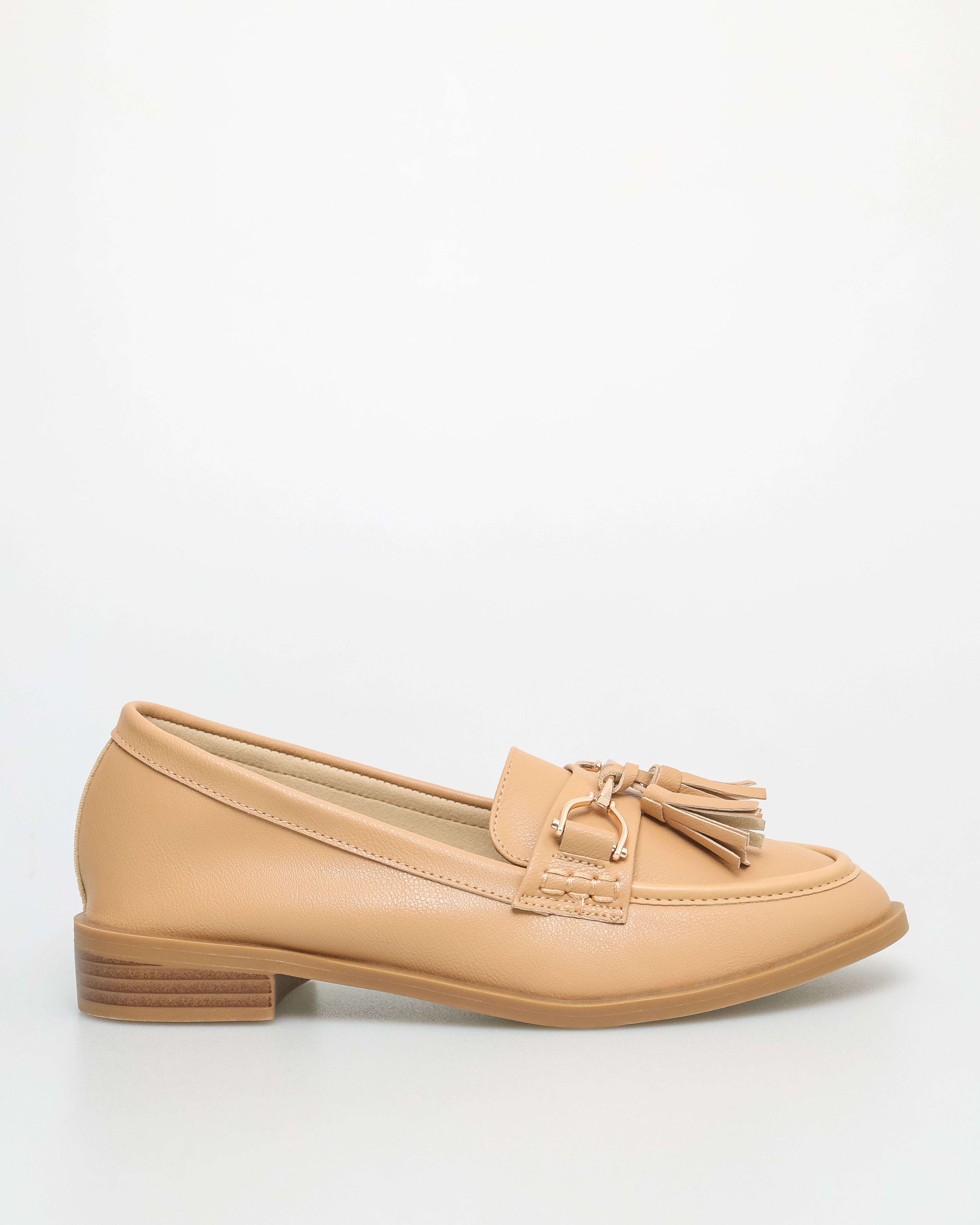 Ladies tan loafers online