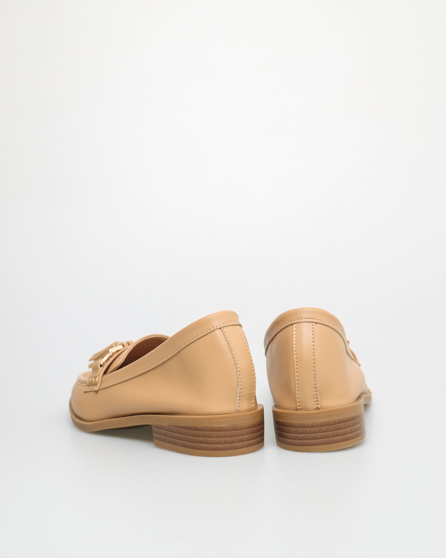 Tomaz FL062 Ladies Tassel Loafers (Tan)