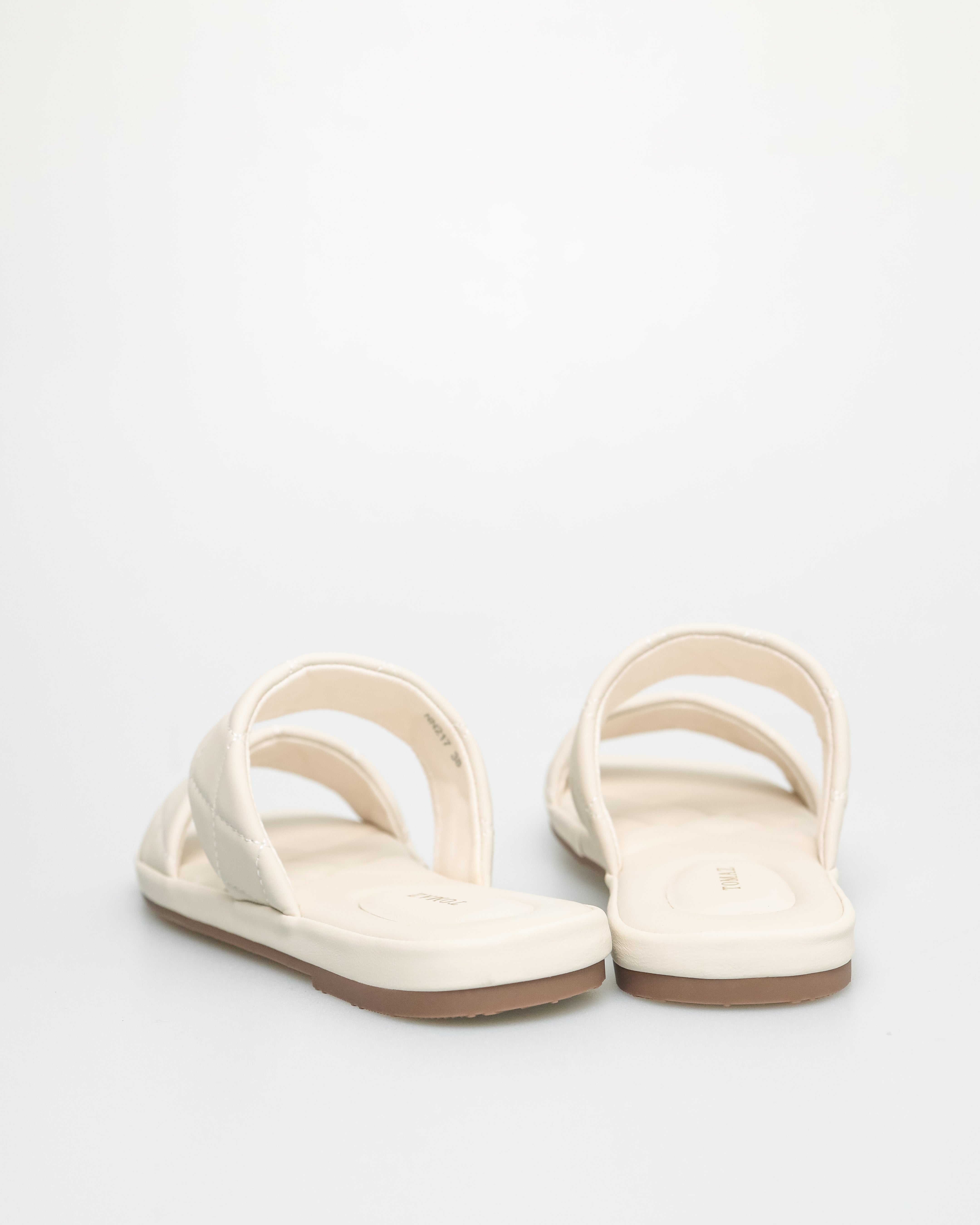 Tomaz NN217 Ladies Double Strap Sandals (Cream)