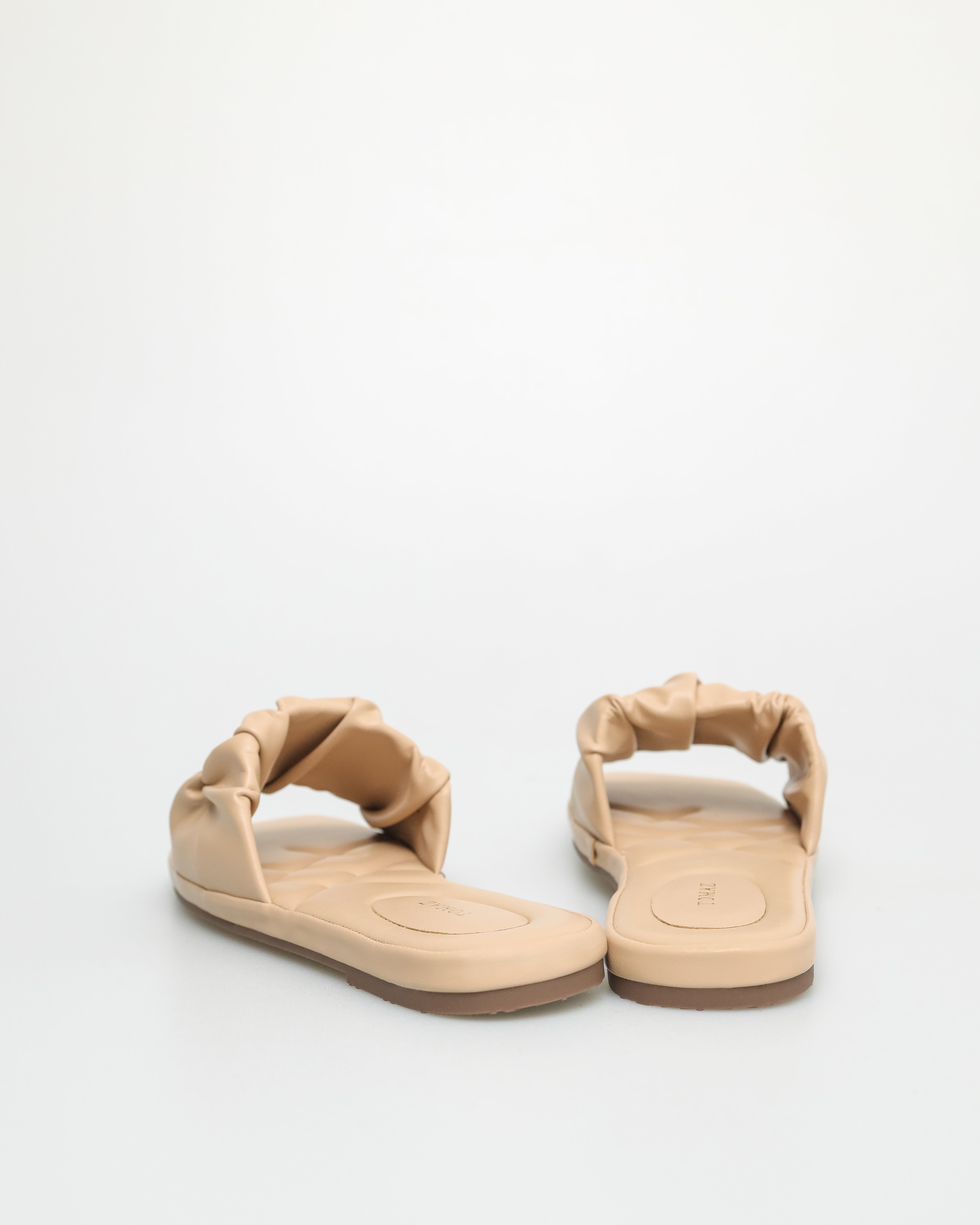 Tomaz NN218 Ladies Scrunchie Sandals (Beige)