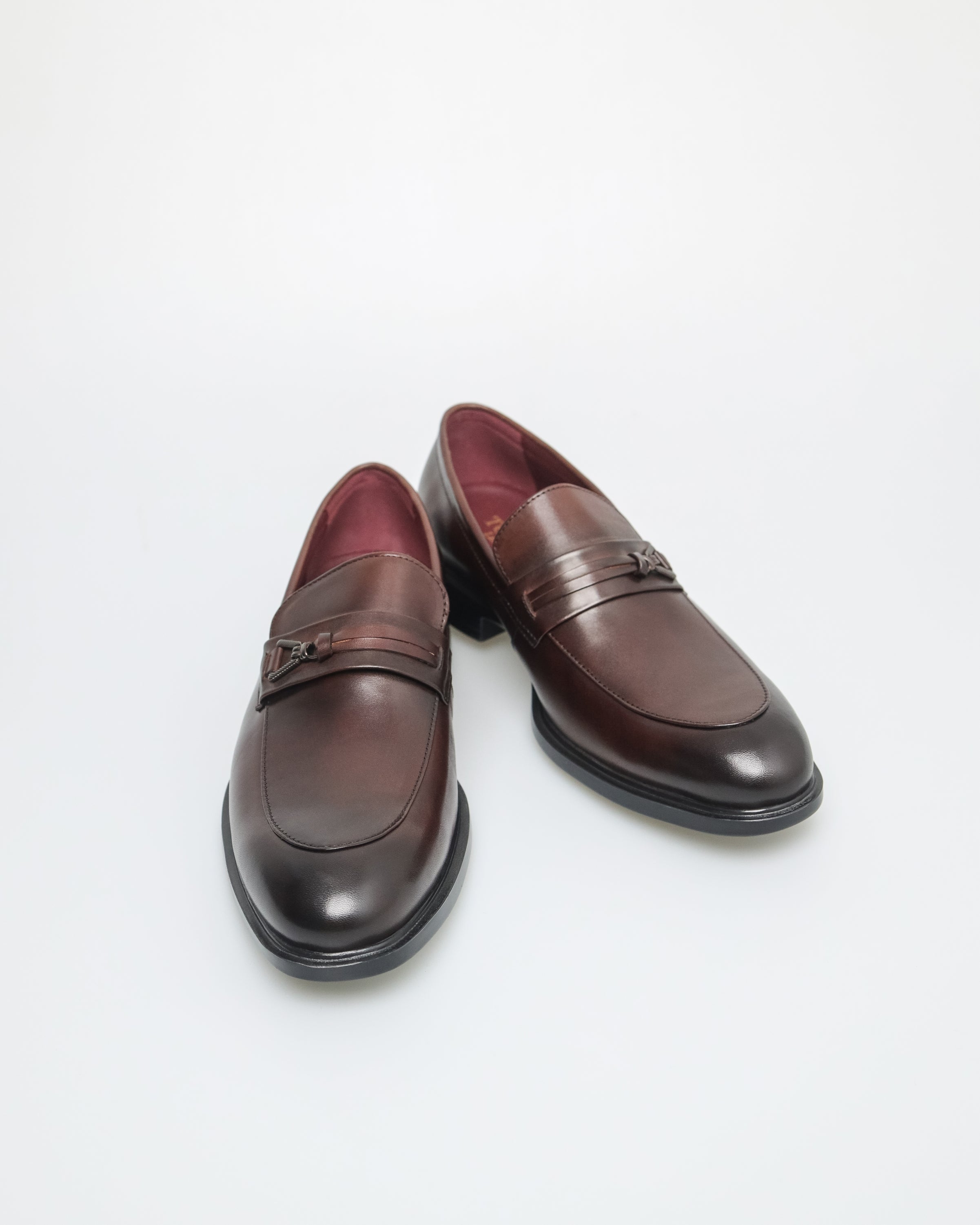 Tomaz HF082 Men's Noble Strap Classics Loafer (Coffee)