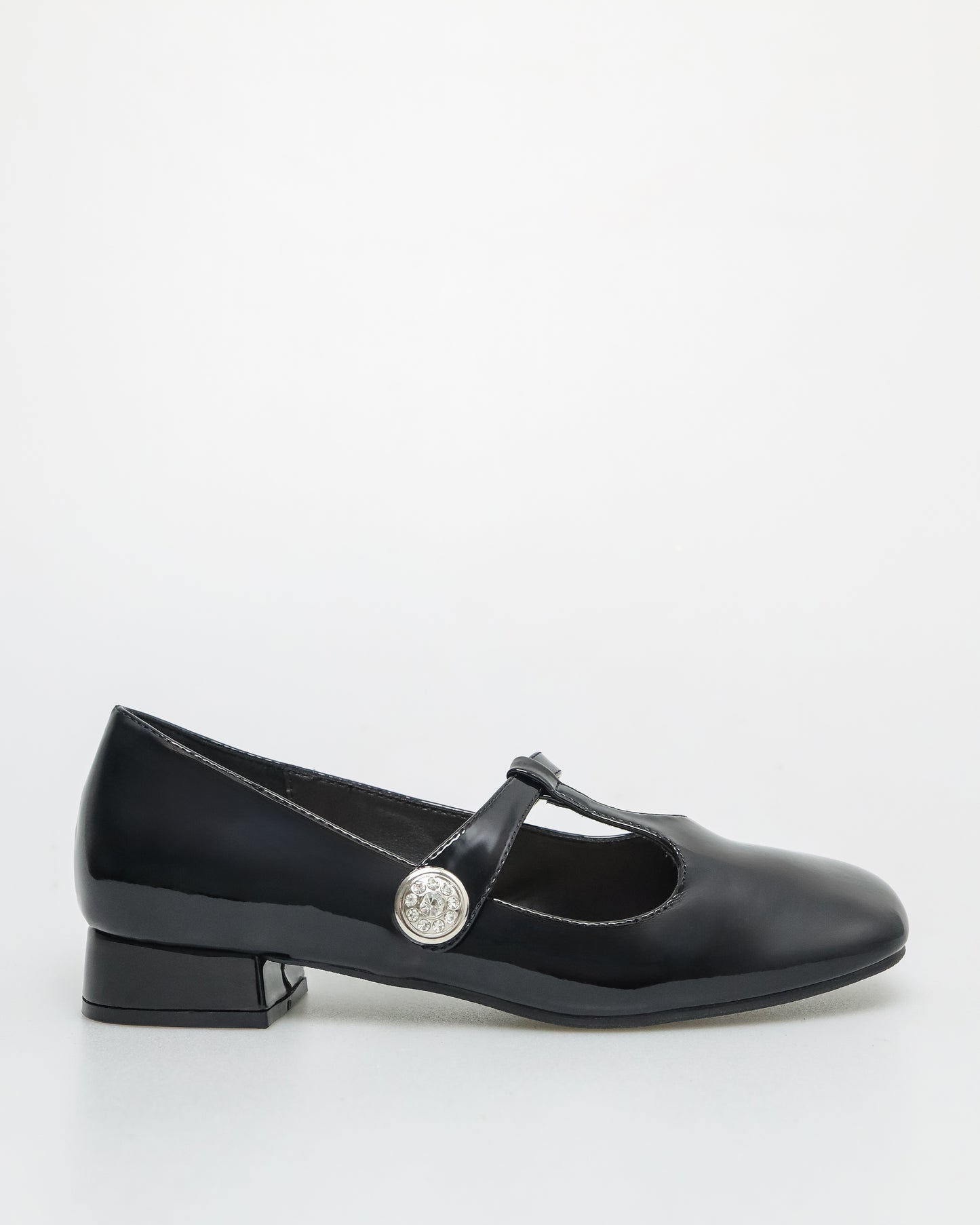 Tomaz NN280 Ladies T-Strap Mary Janes (Black)