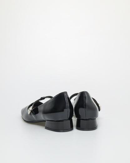 Tomaz NN280 Ladies T-Strap Mary Janes (Black)