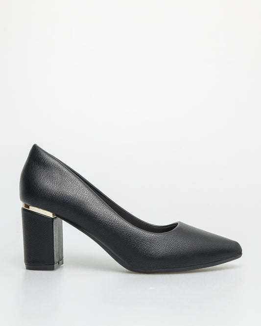 Tomaz NN316 Ladies Pointy Heels (Black)