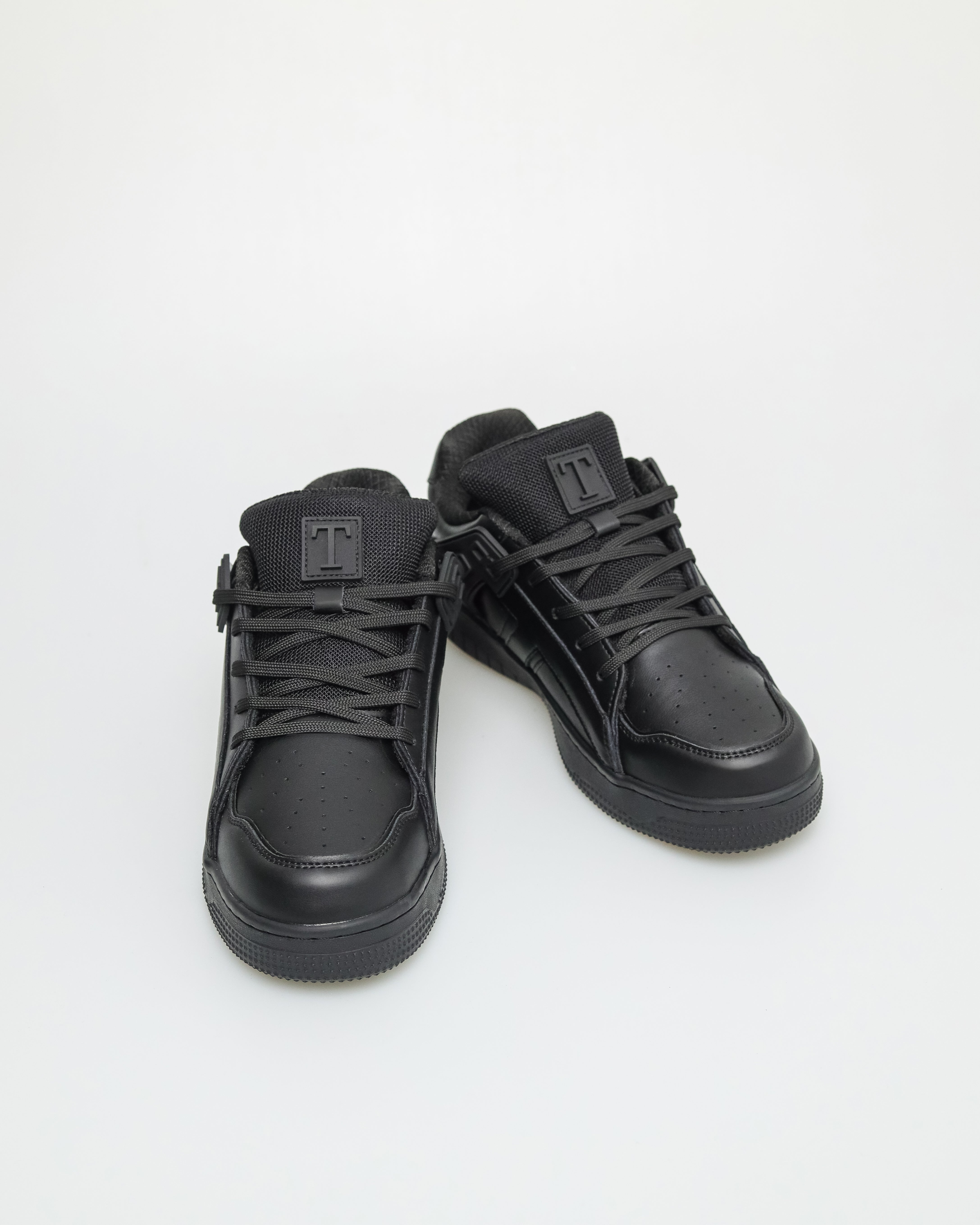 Tomaz TBB027 Mens Urban Stealth Sneakers (Black)