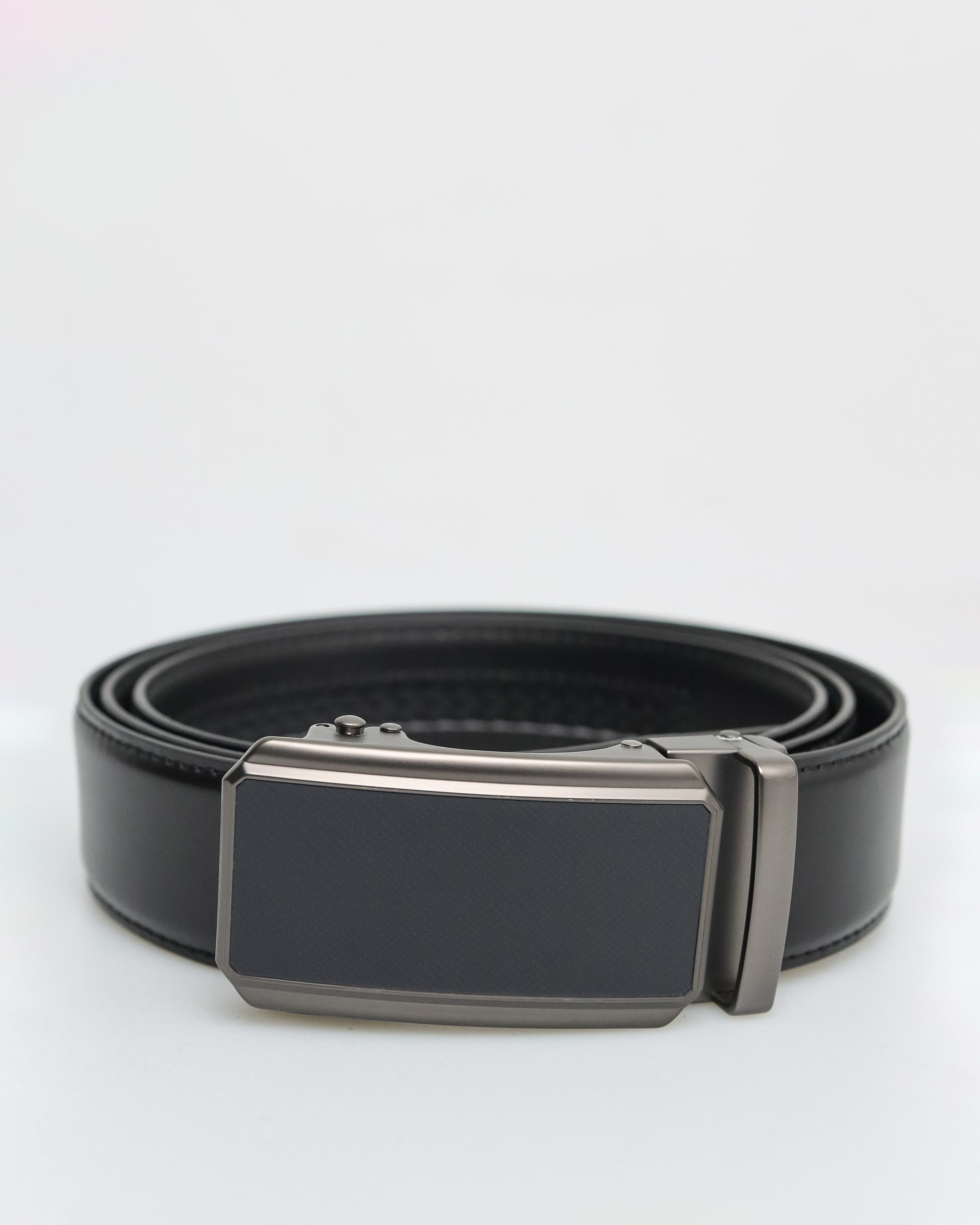 Tomaz AB148 Men's Automatic Leather Belt (Black)