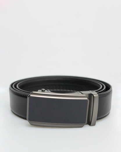 Tomaz AB148 Men's Automatic Leather Belt (Black)