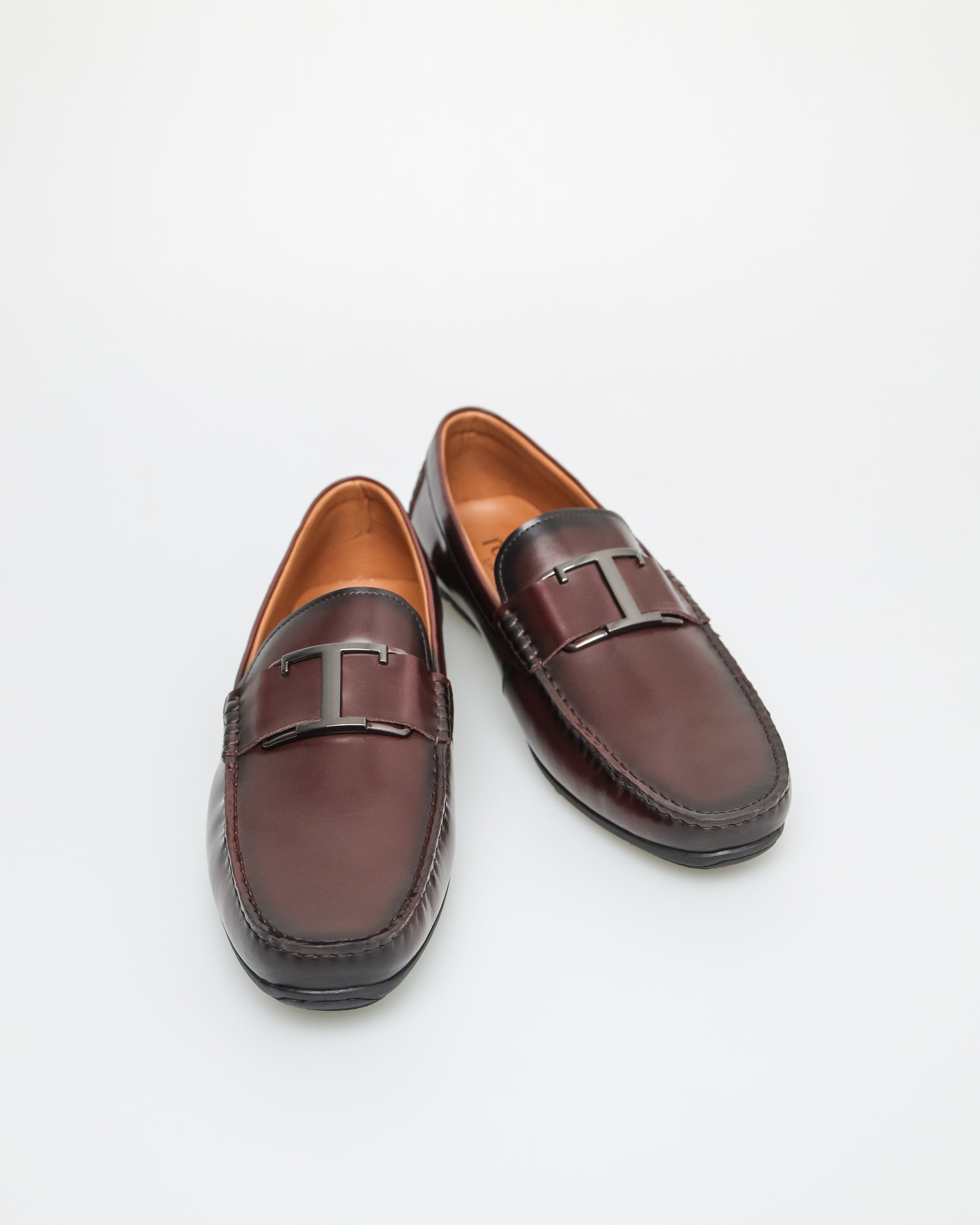 Tomaz C630 Men's T-Buckle Signature Moccasins (Wine)