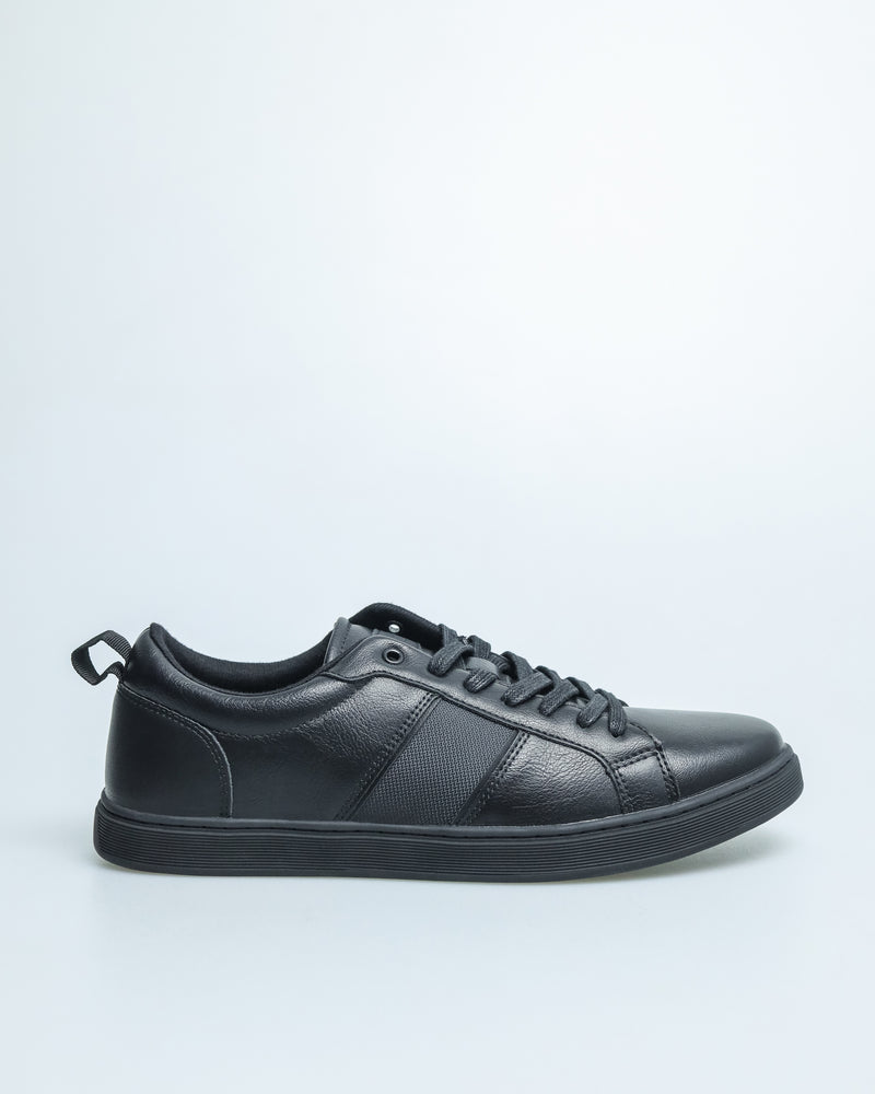Tomaz C498M Men's Court Sneakers (Black)
