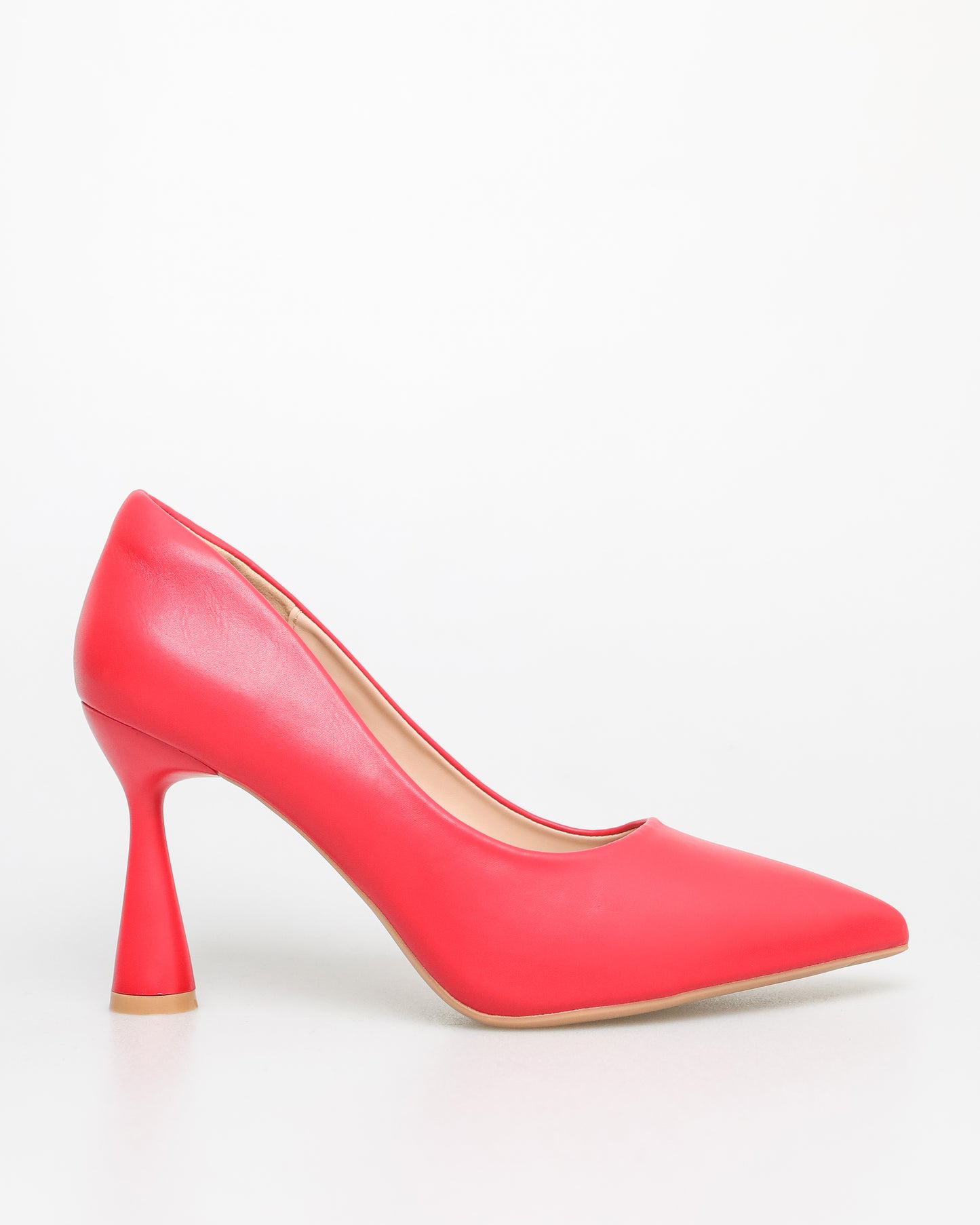 Tomaz FL073 Ladies Flared Heels (Red)