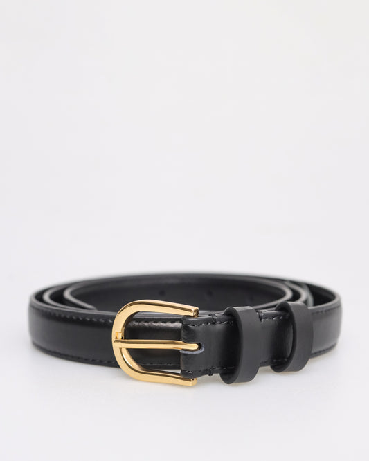 Tomaz ABL006 Ladies Split Leather Belt (Black)