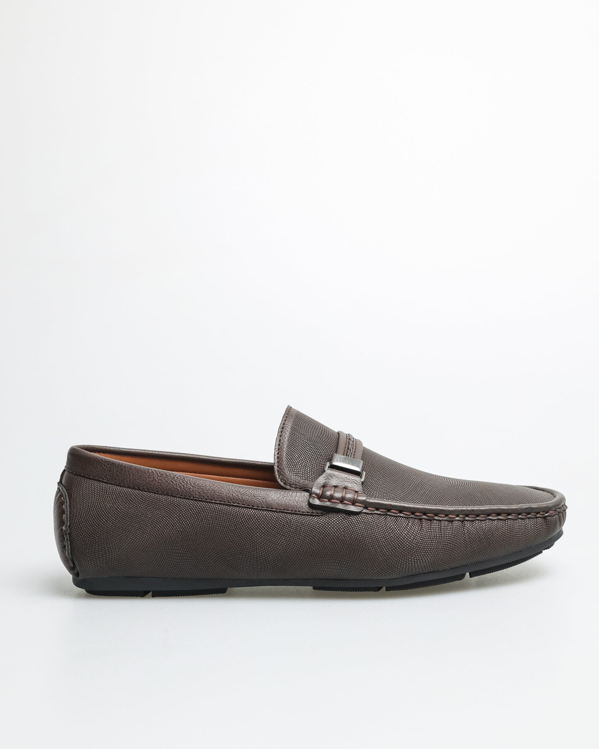 Tomaz C438 Men's Buckle Moccasins (Coffee)