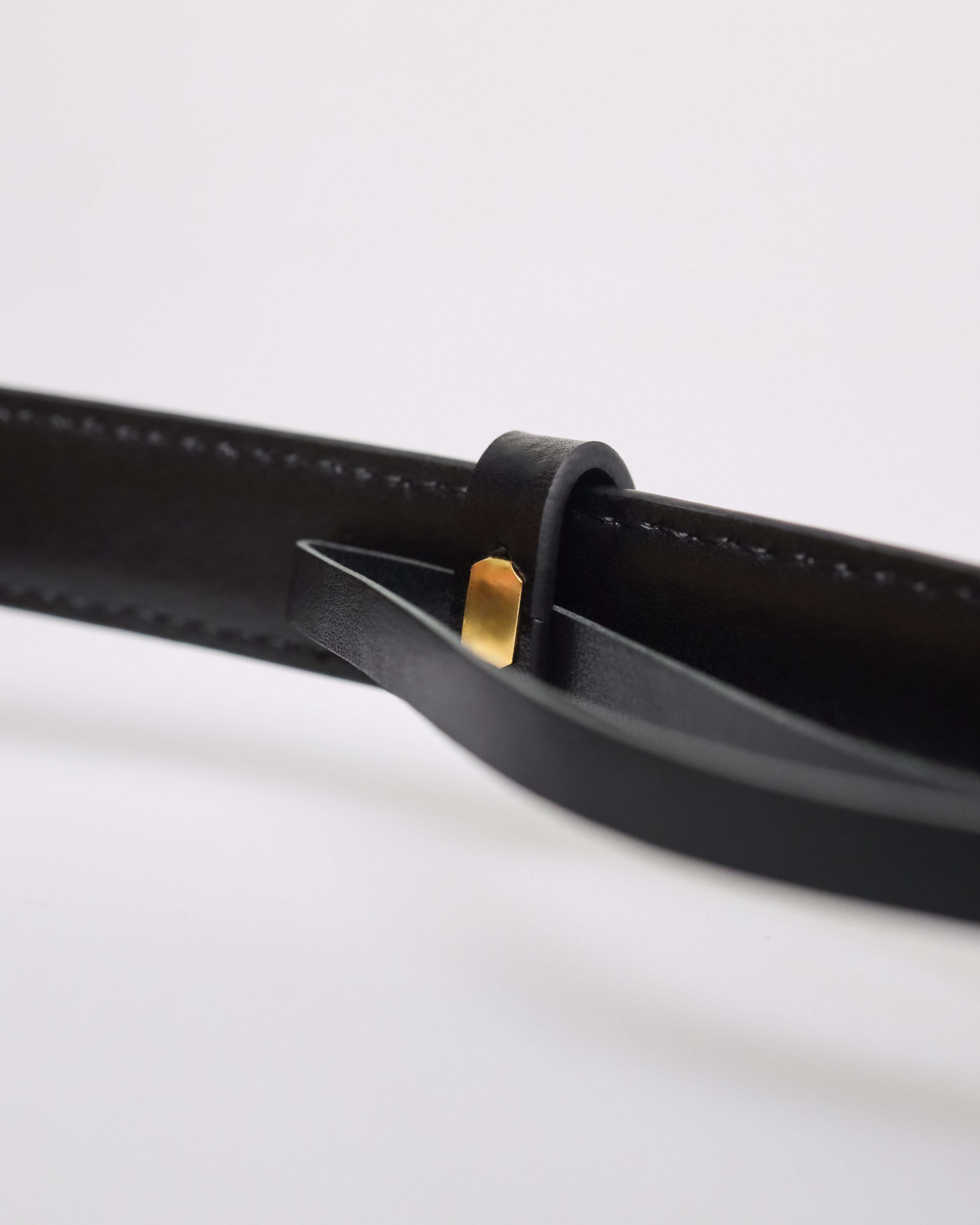 Tomaz ABL006 Ladies Split Leather Belt (Black)