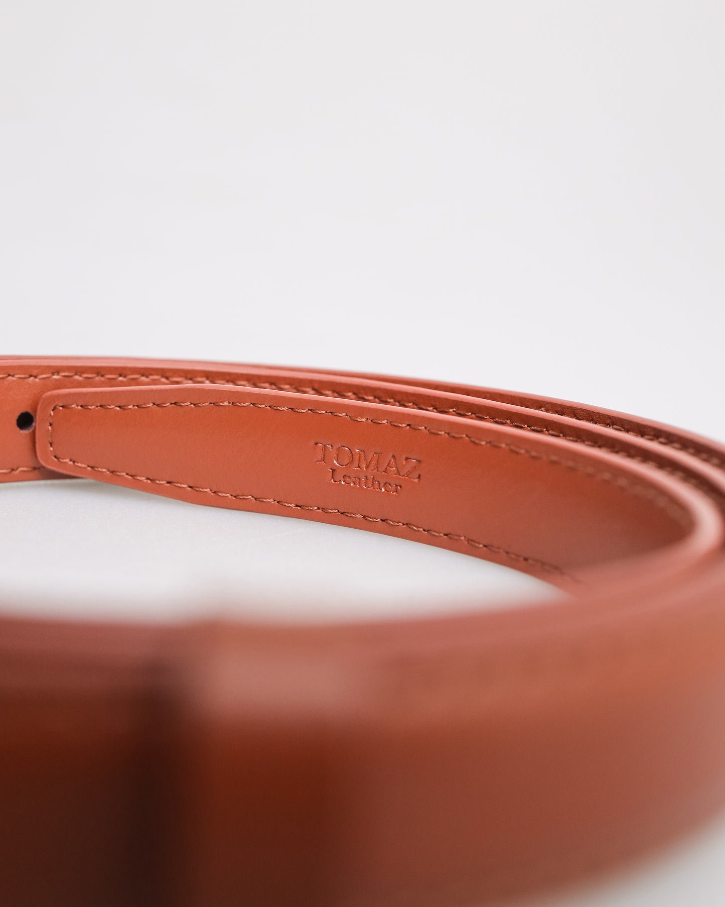 Tomaz ABL005 Ladies Split Leather Belt (Tan)