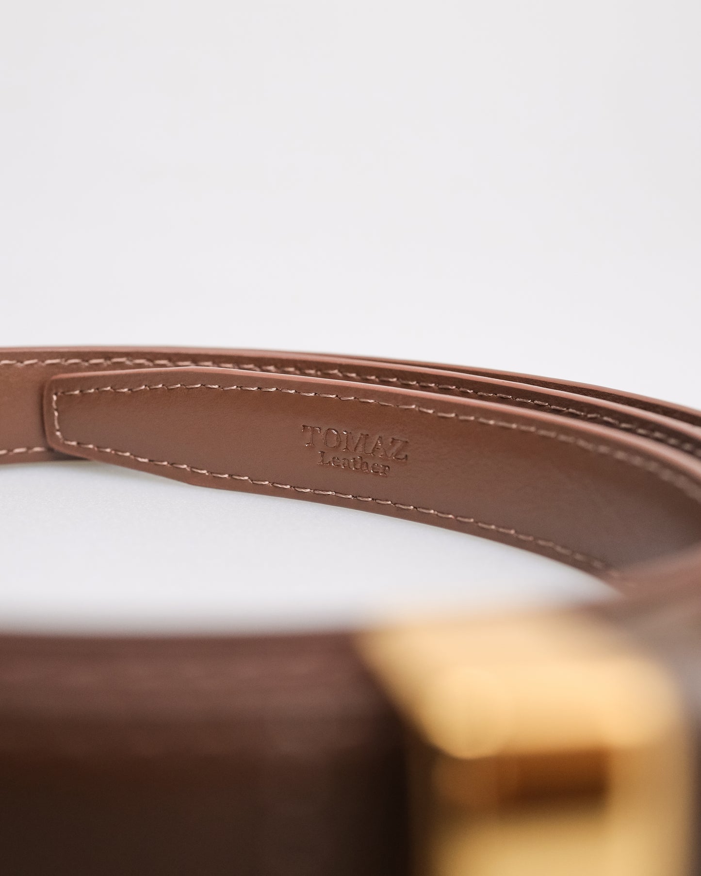 Tomaz ABL004 Ladies Split Leather Belt (Coffee)