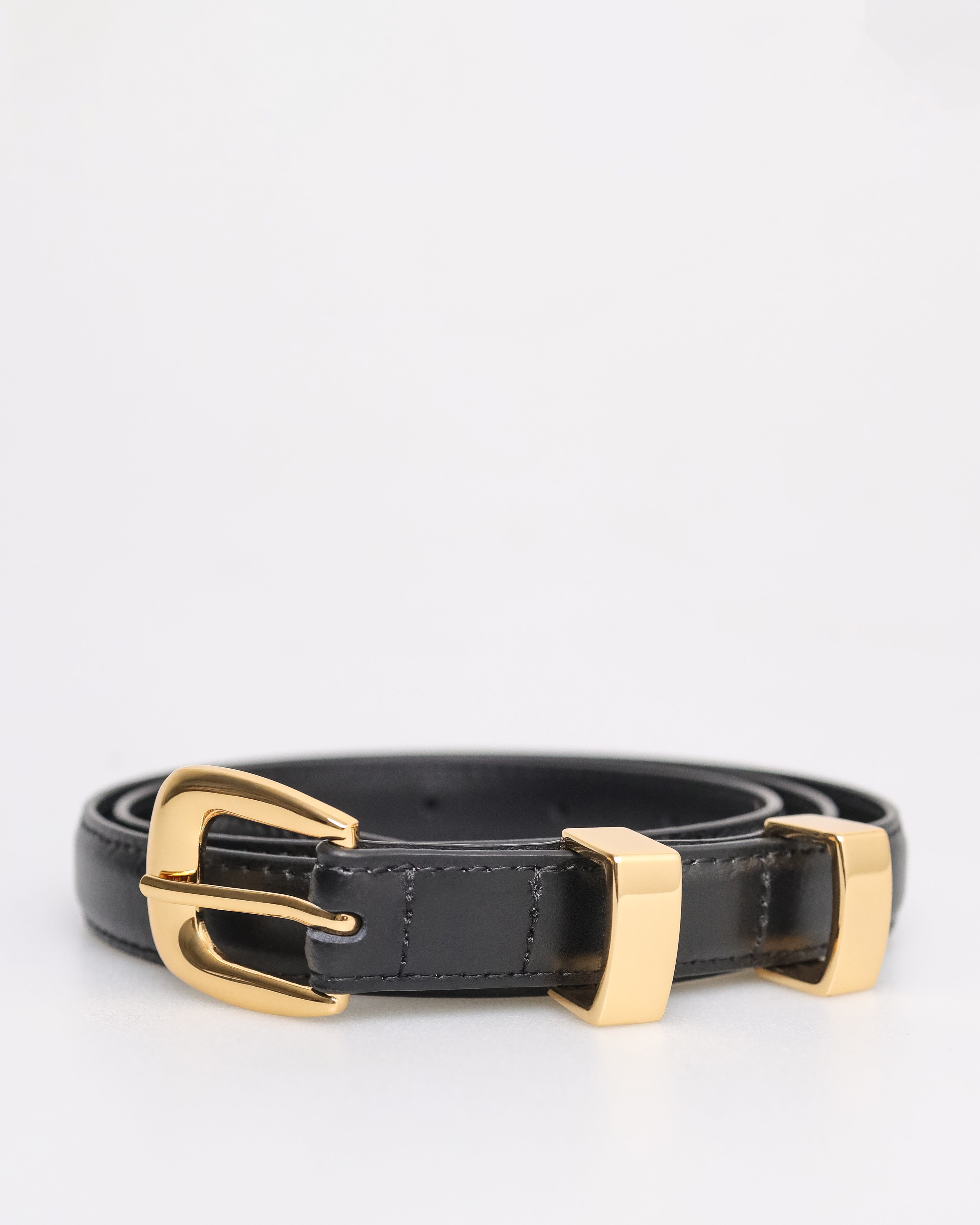 Tomaz ABL003 Ladies Split Leather Belt (Black)