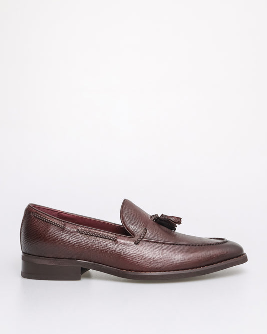 Tomaz HF092 Men's Shadow Tassel Loafers (Coffee)