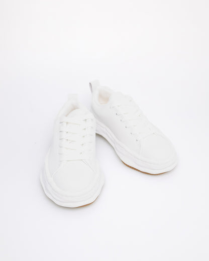 Tomaz YL05 Ladies Wavy Sneakers (White)