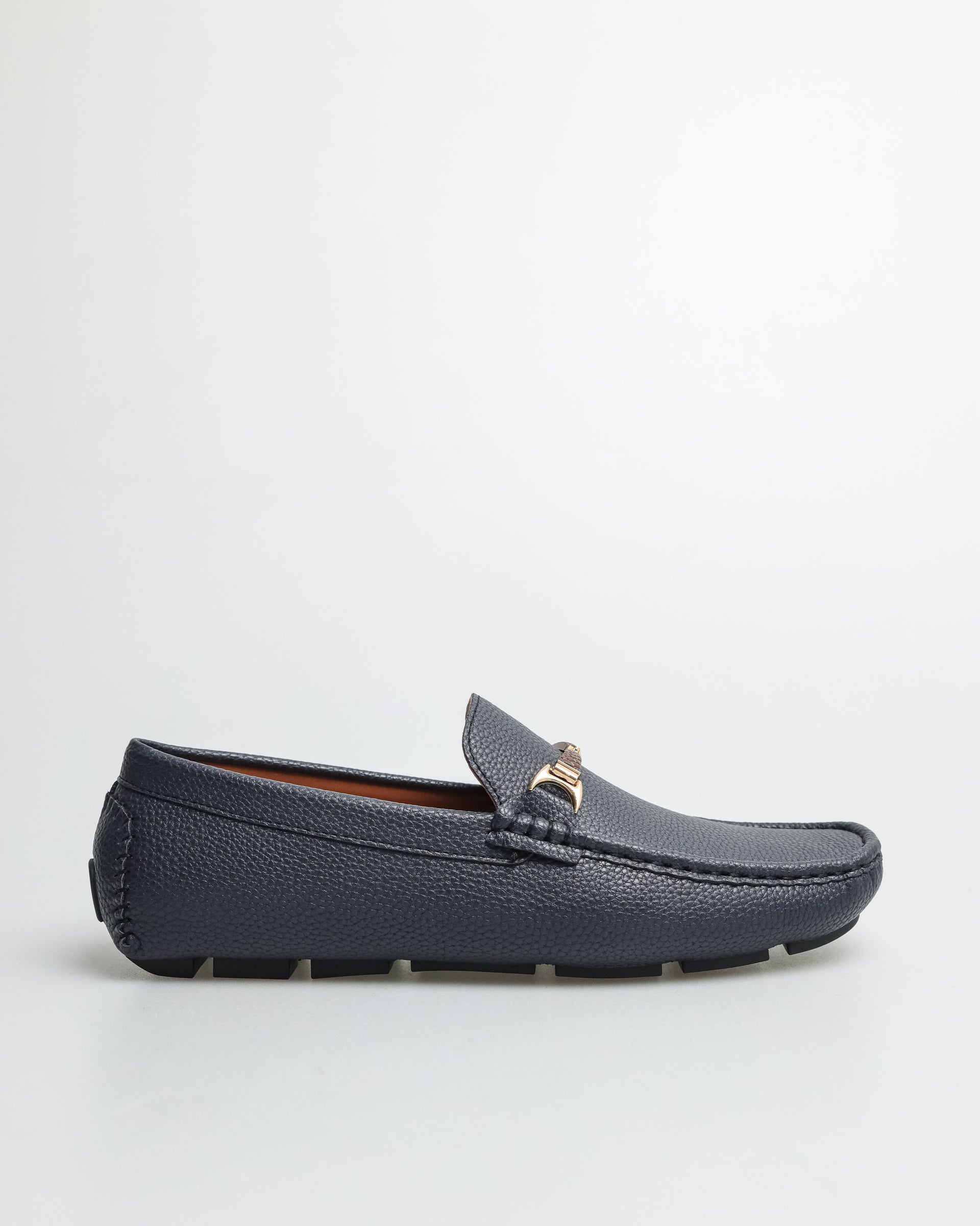 Tomaz C476 Men's Buckle Moccasins (Navy)