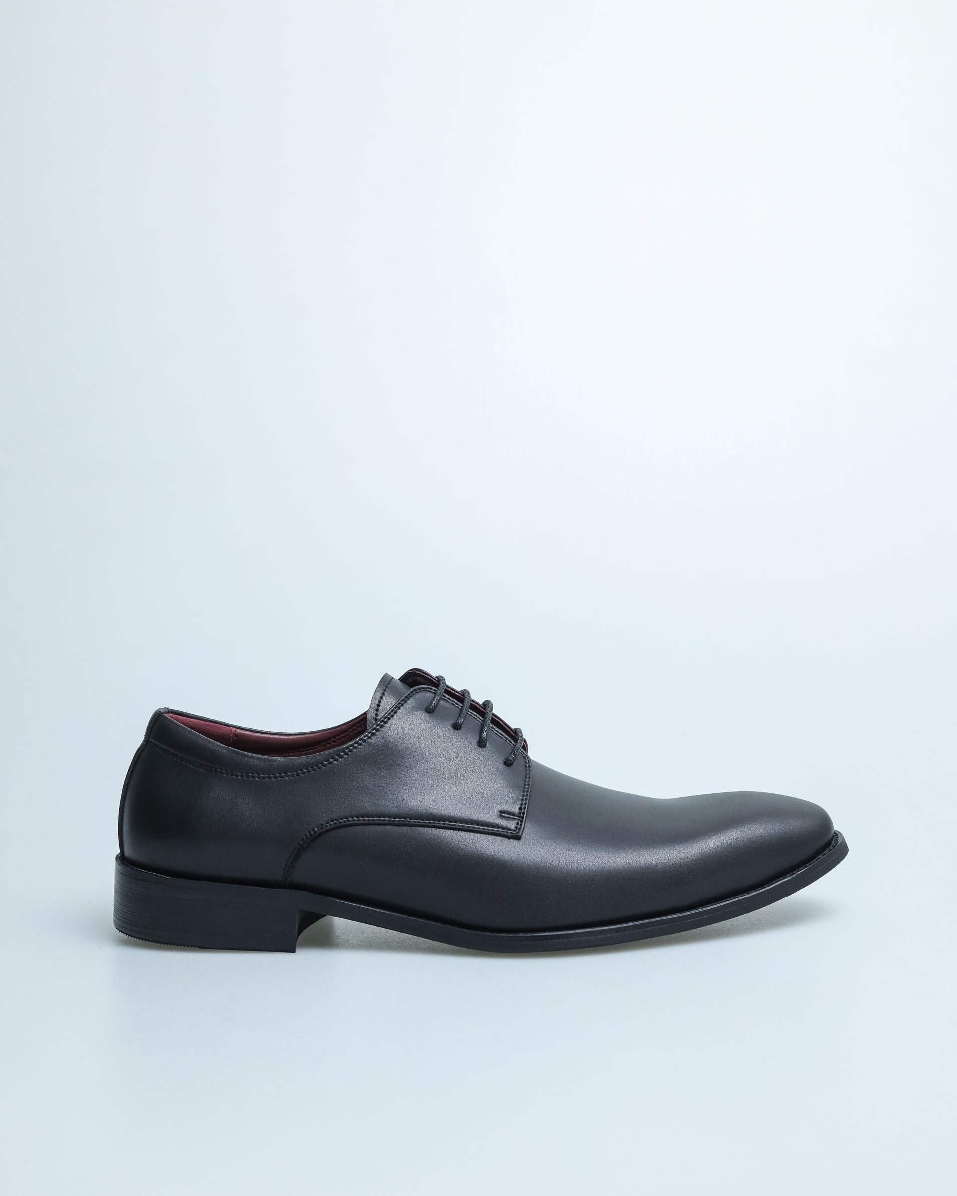 Tomaz HF061 Men's Plain Toe Derby (Black)