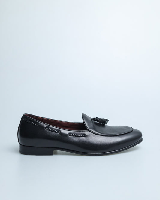 Tomaz HF056 Men's Tassel Loafer (Black)