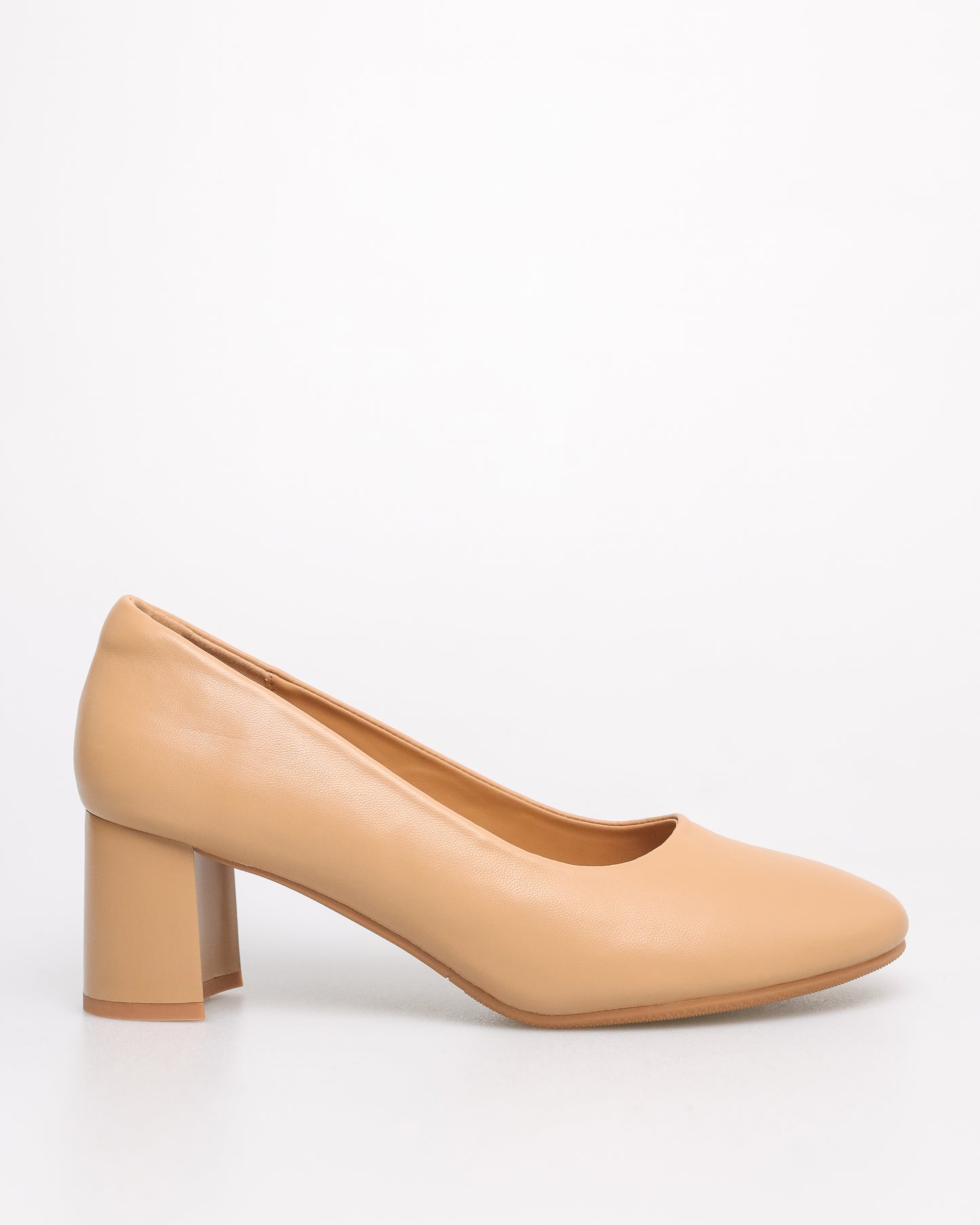 Tomaz YX178 Ladies Formal Block Heels (Camel)