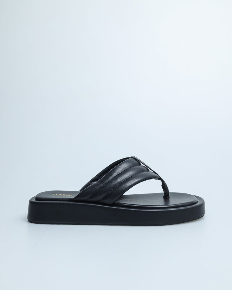 Tomaz YX136 Ladies Casual Sandals (Black)