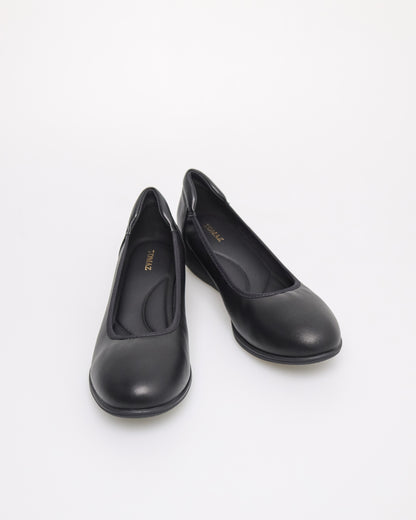 Tomaz YX174 Ladies Formal Wedges (Black)