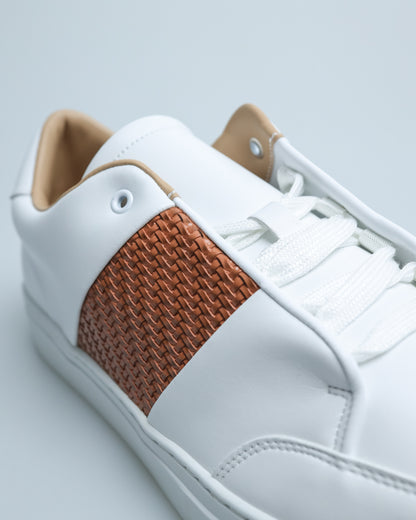 Tomaz TY015 Men's Court Sneakers (White)