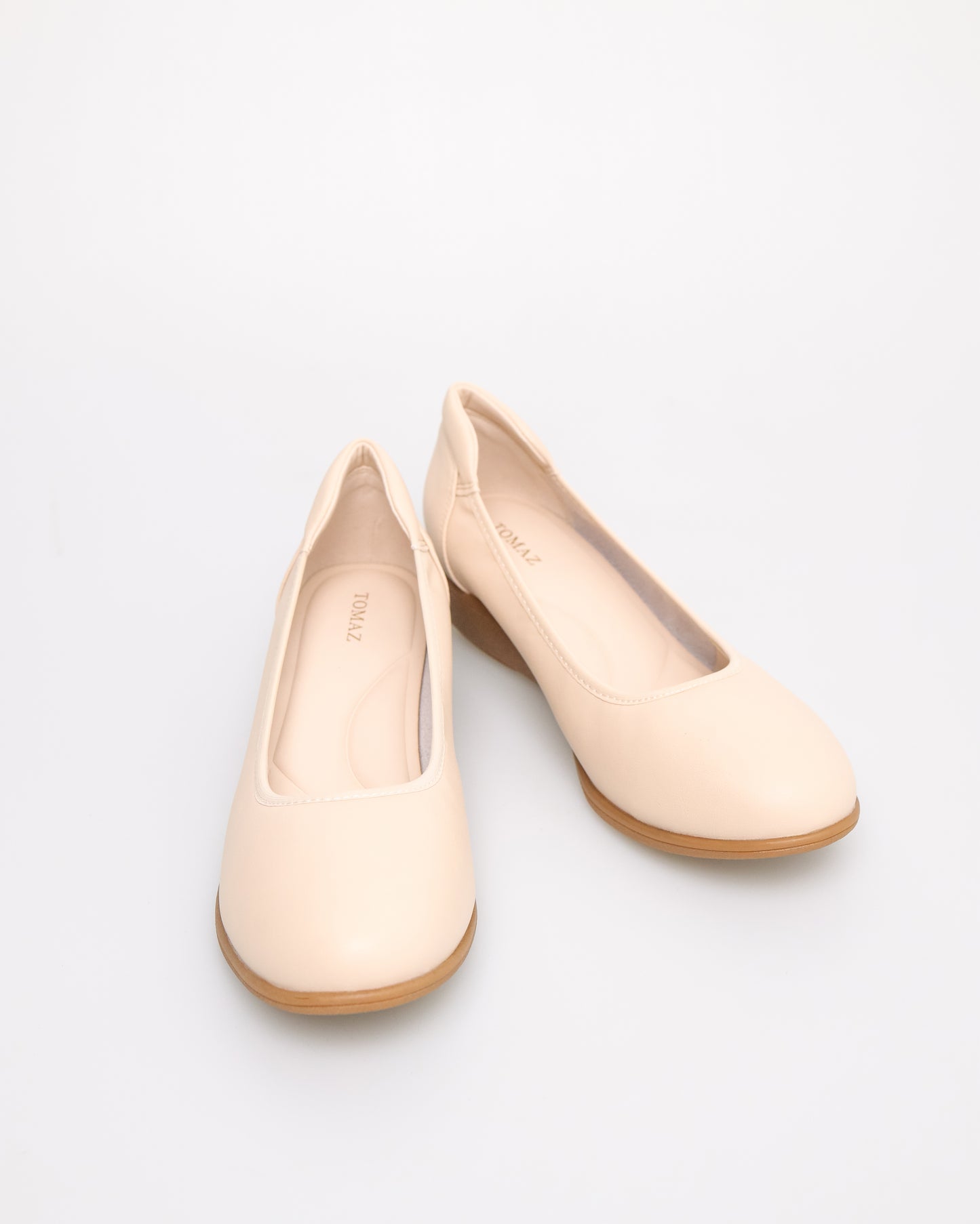 Tomaz YX174 Ladies Formal Wedges (Beige)