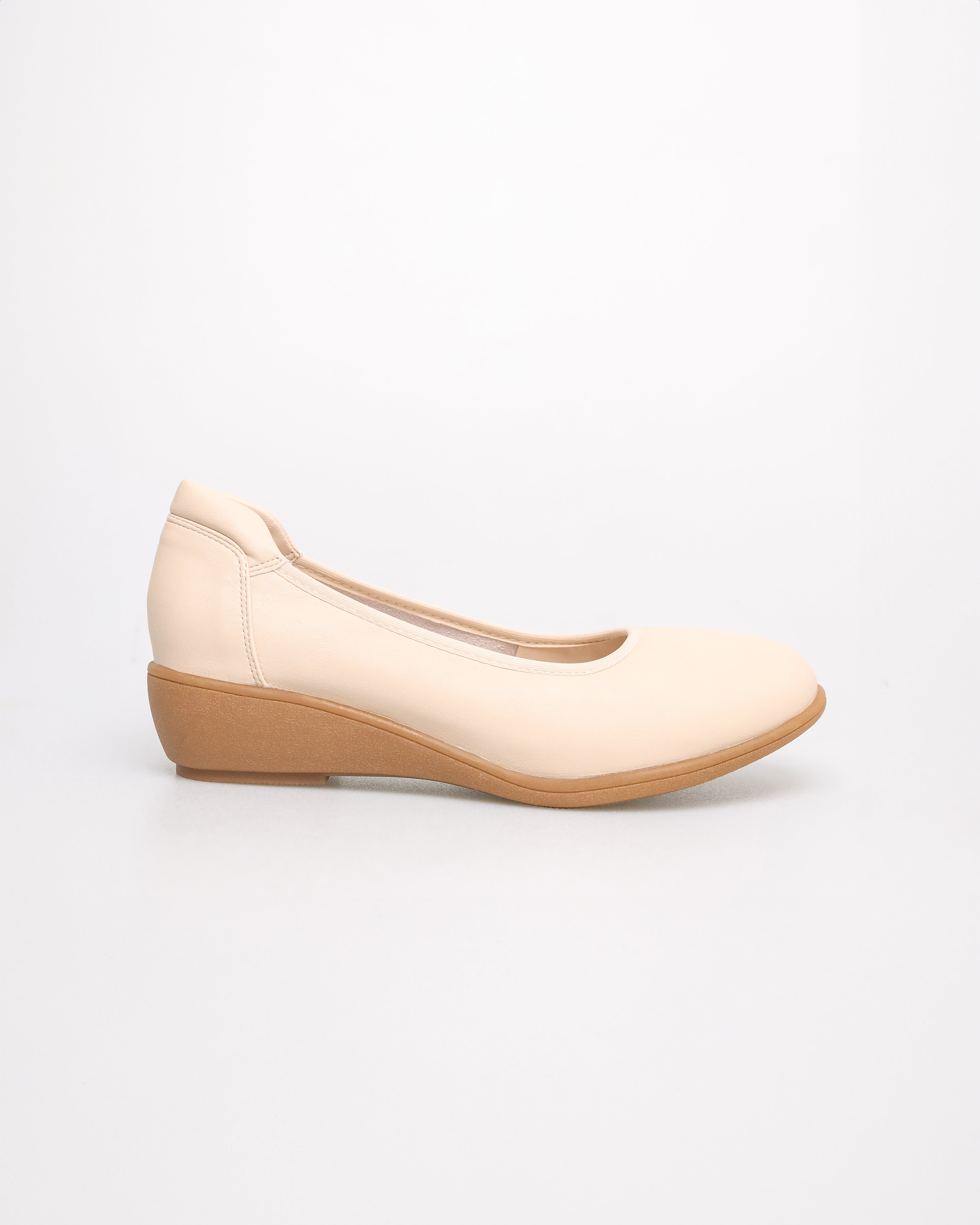 Tomaz YX174 Ladies Formal Wedges (Beige)