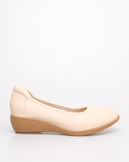 Tomaz YX174 Ladies Formal Wedges (Beige)