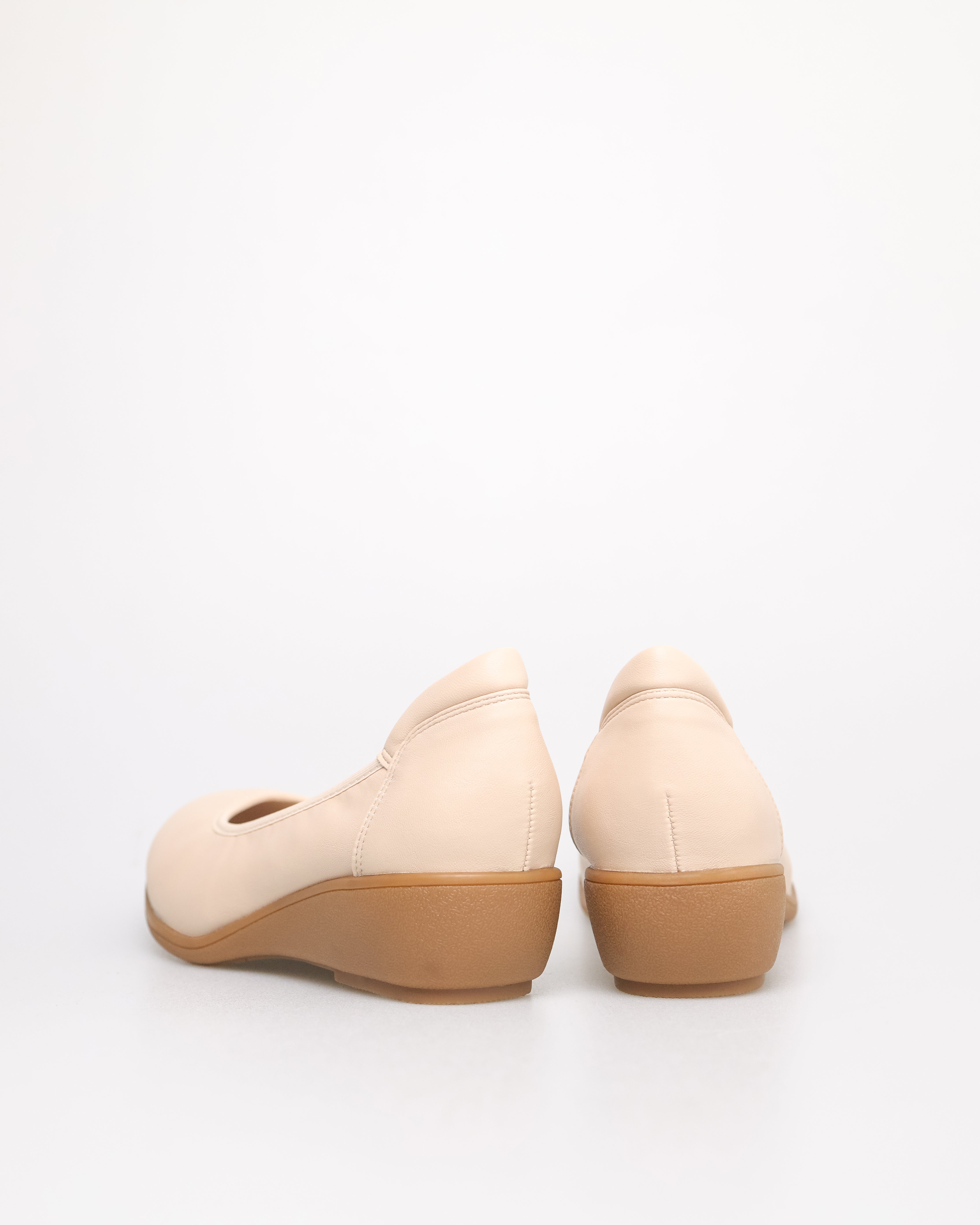 Tomaz YX174 Ladies Formal Wedges (Beige)