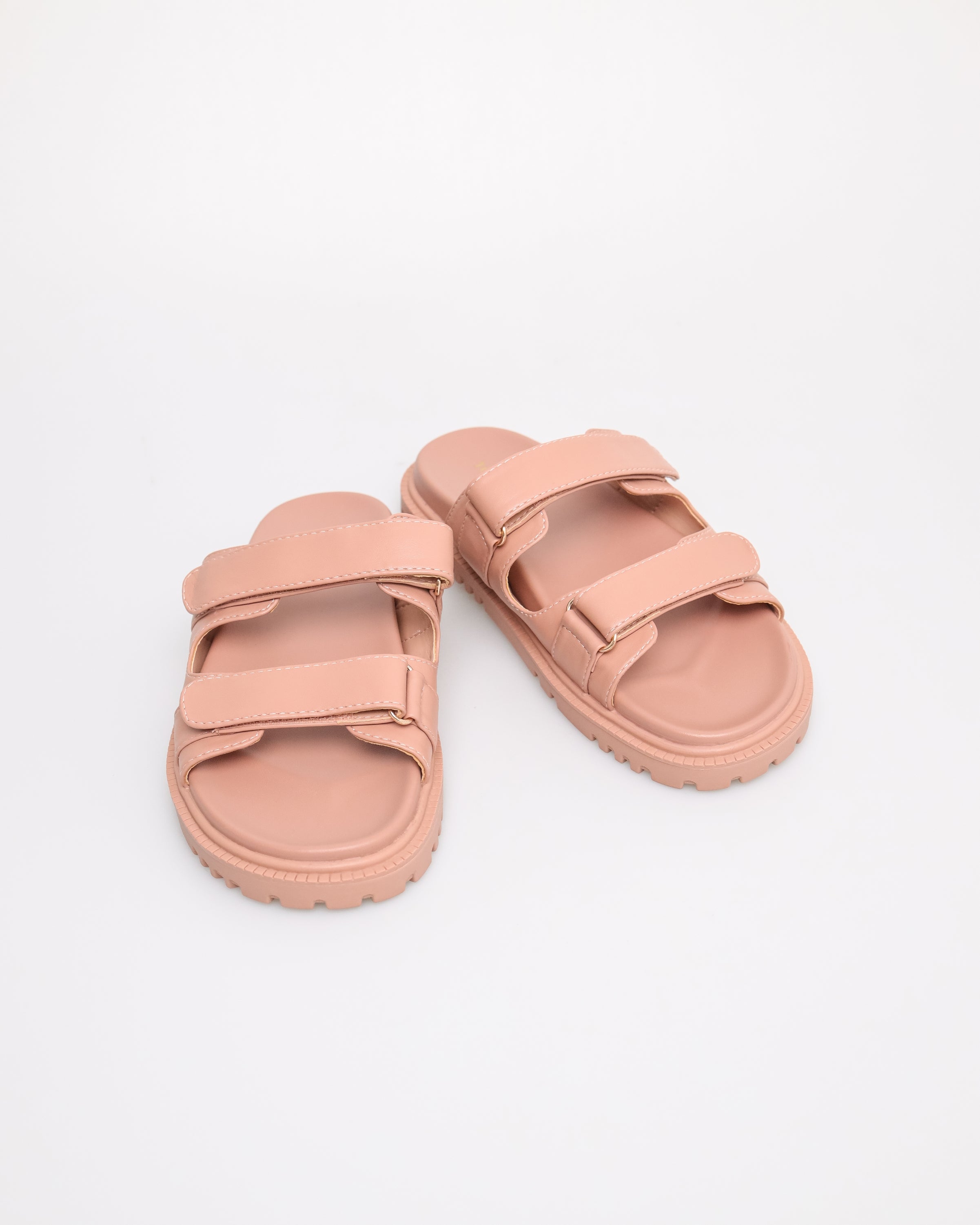 Tomaz YX149 Ladies Buckle Sandals (Pink)