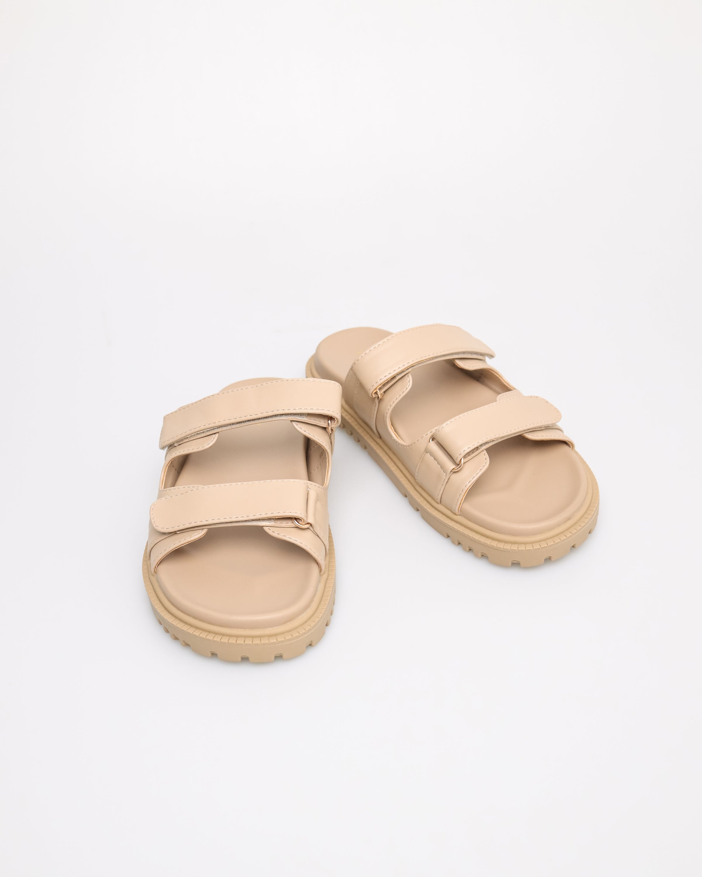 Tomaz YX149 Ladies Buckle Sandals (Khaki)