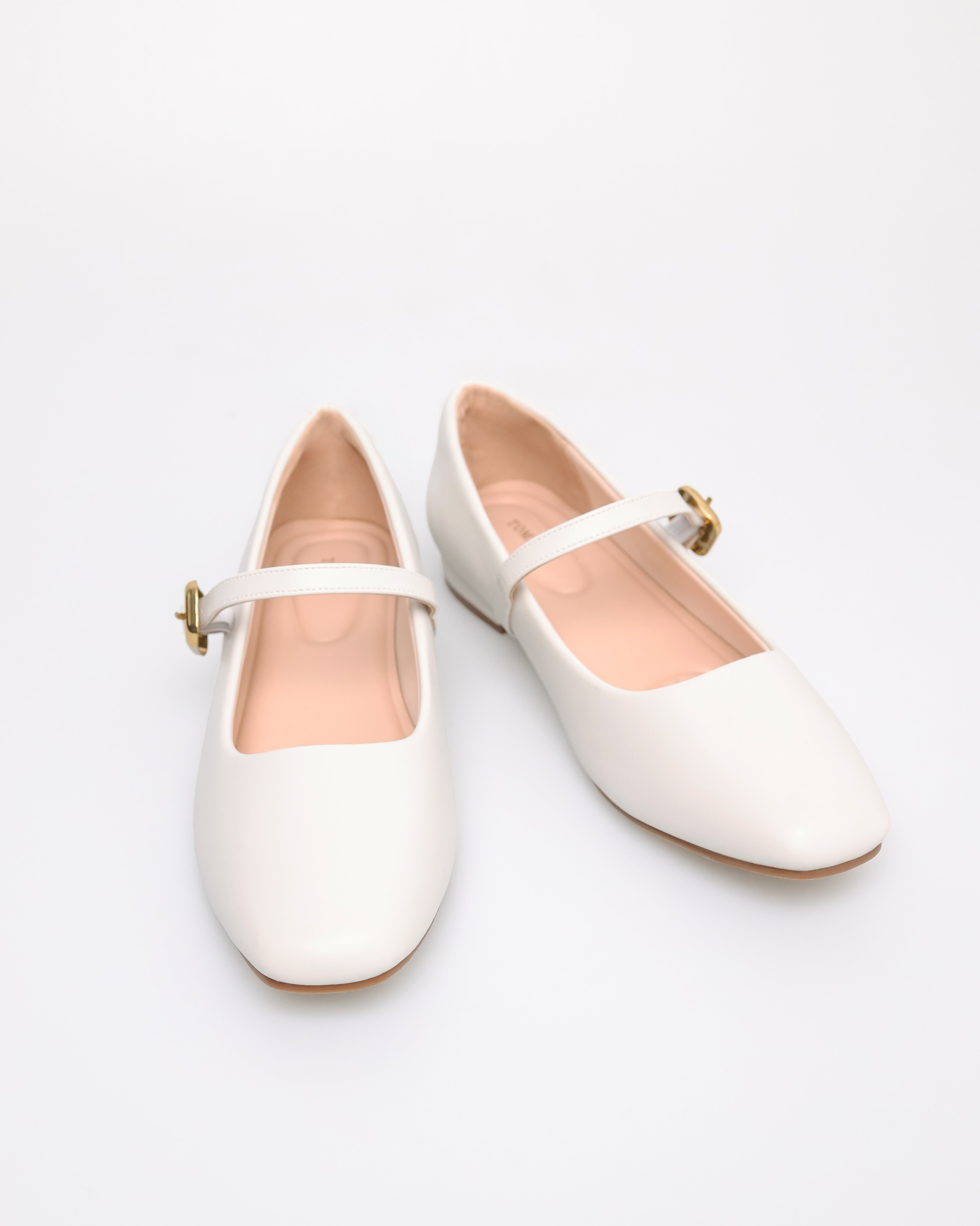 Cream flat shoes ladies online