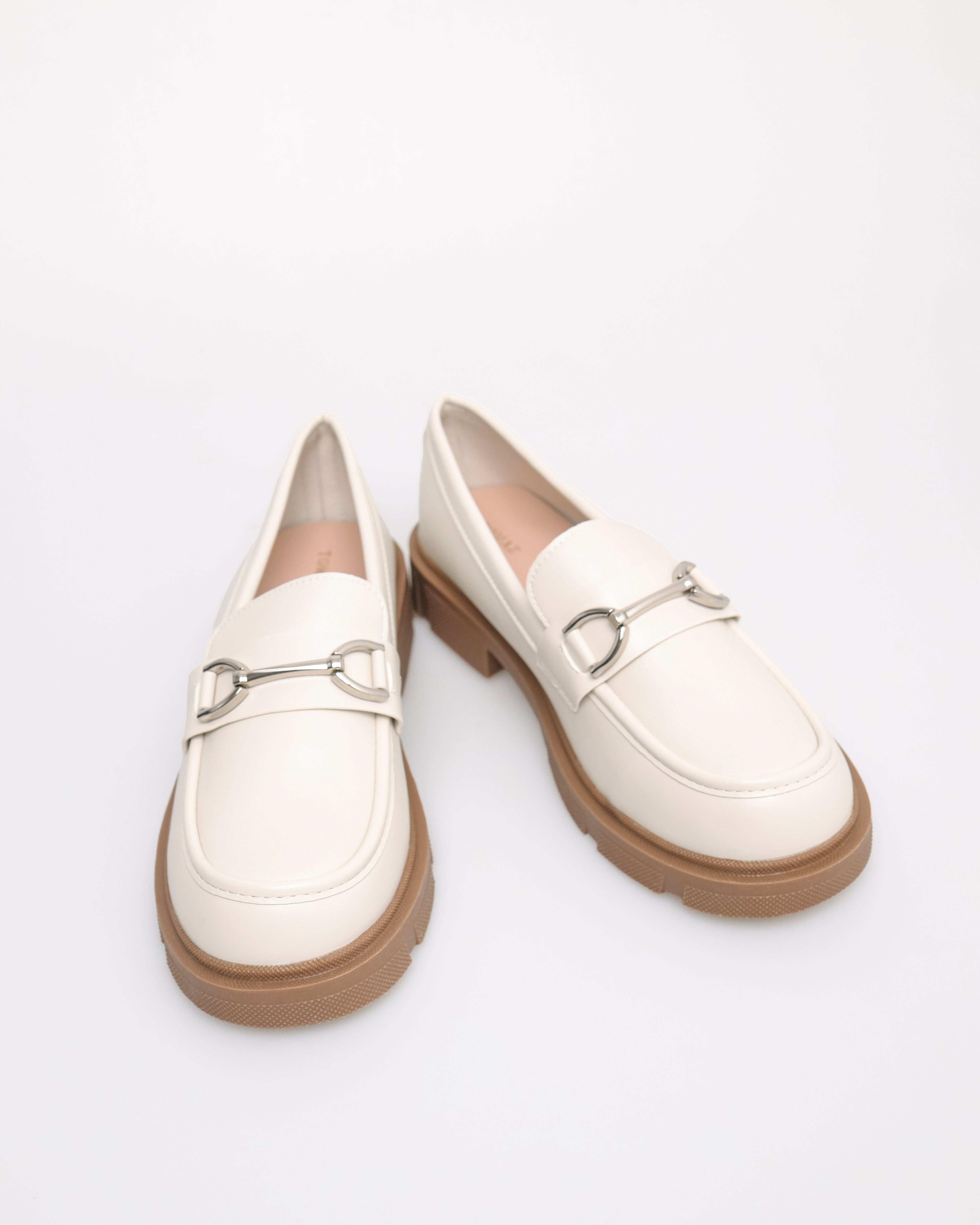 Tomaz NN344 Ladies D-Chain Loafer (Cream)