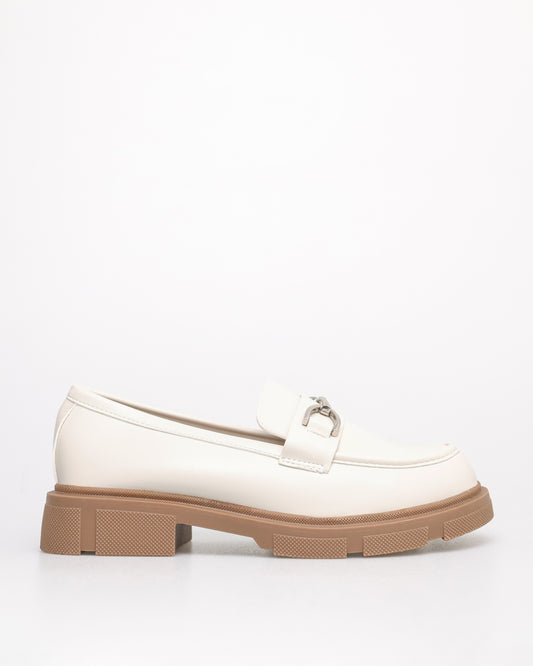 Tomaz NN344 Ladies D-Chain Loafer (Cream)