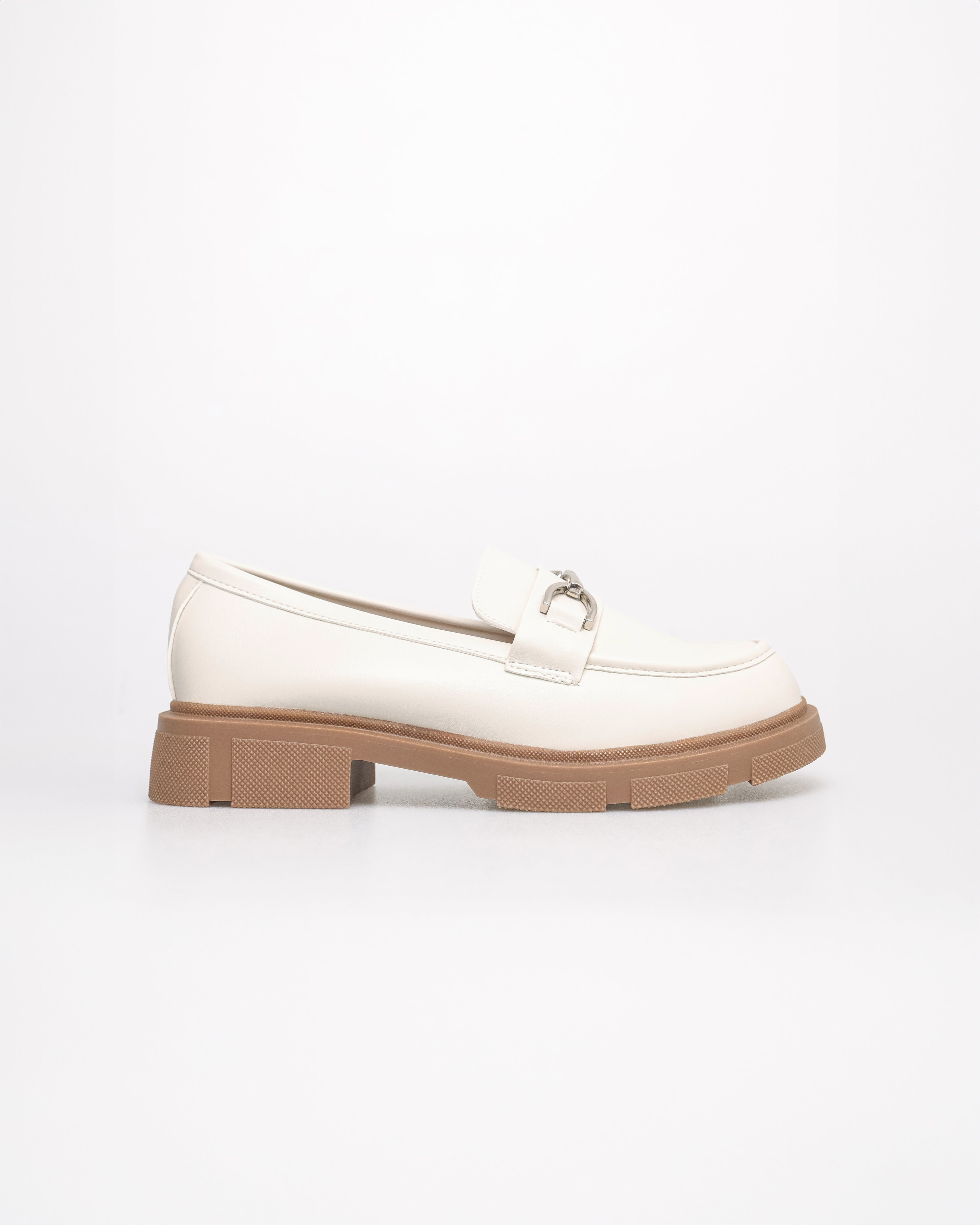 Tomaz NN344 Ladies D-Chain Loafer (Cream)