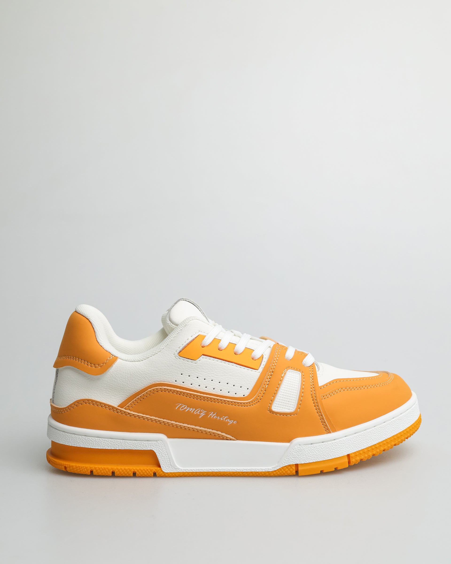 Tomaz TBB020 Men's Sneakers (Orange/White)