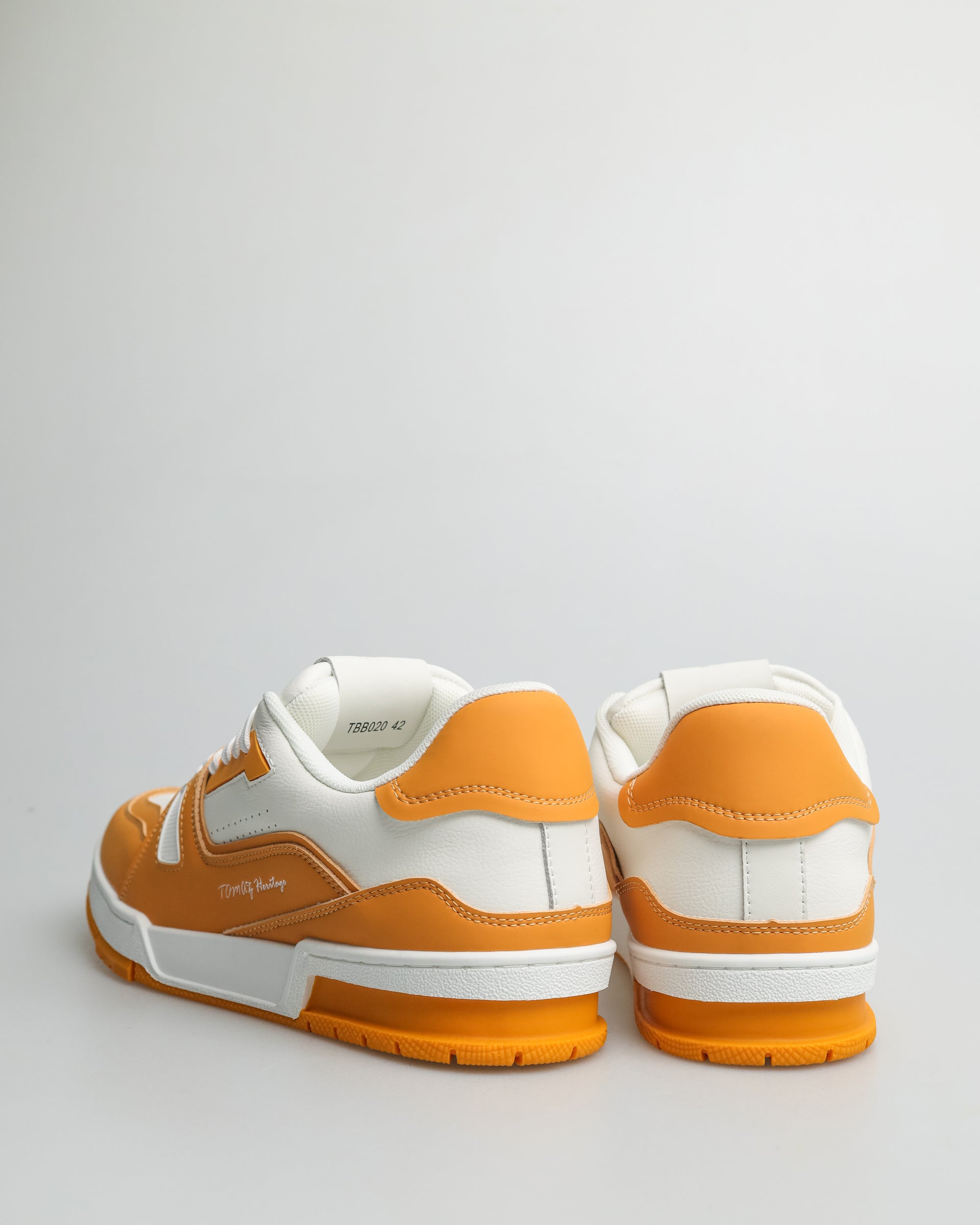 Tomaz TBB020 Men's Sneakers (Orange/White)