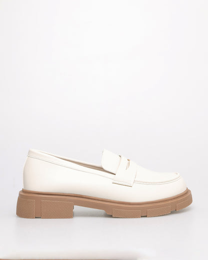 Tomaz NN343 Ladies Penny Loafer (Cream)