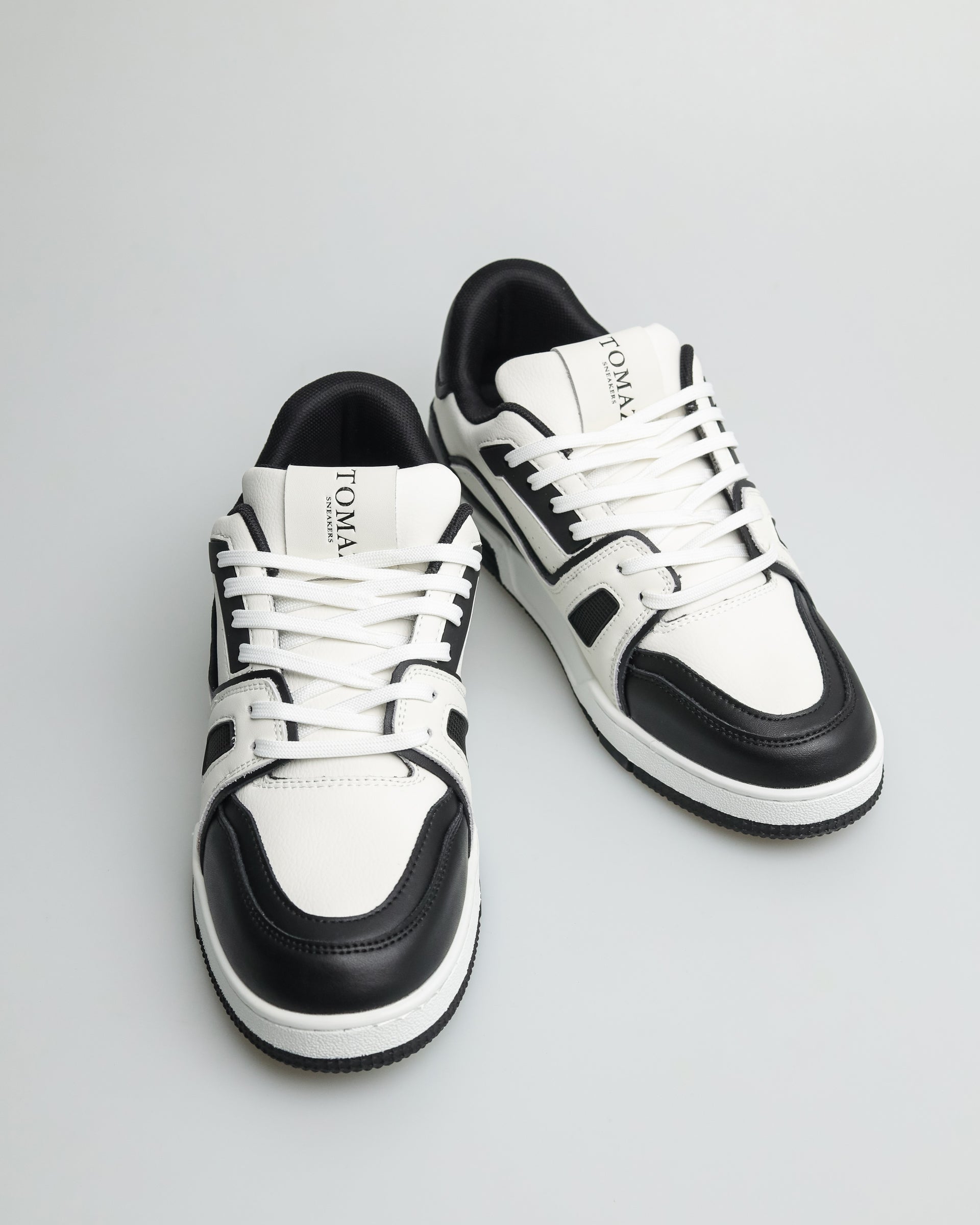 Tomaz TBB020 Men's Sneakers (White/Black)